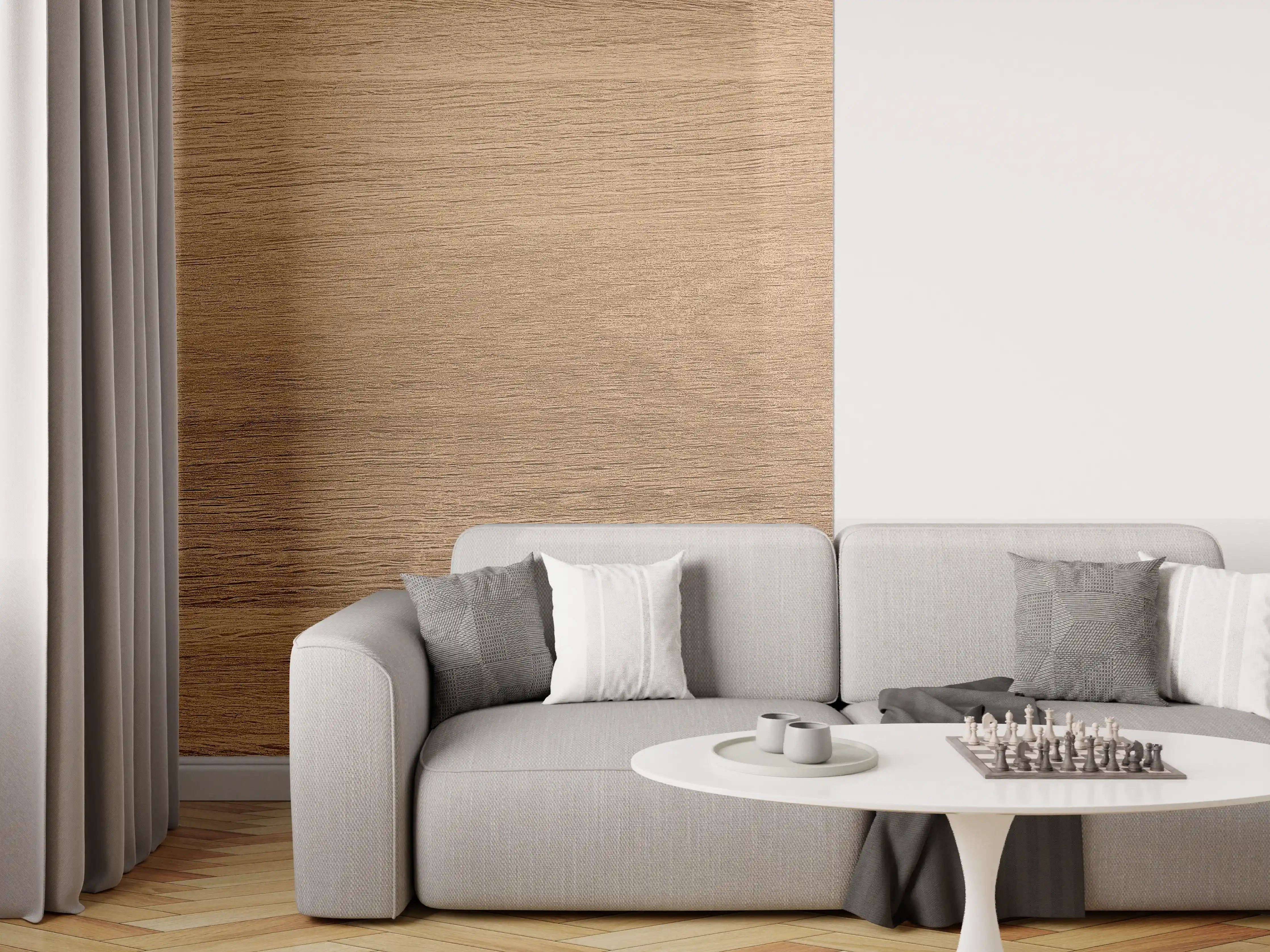 Wandverkleidung Wohnzimmer - Holztextur und hölzerner Hintergrund 1