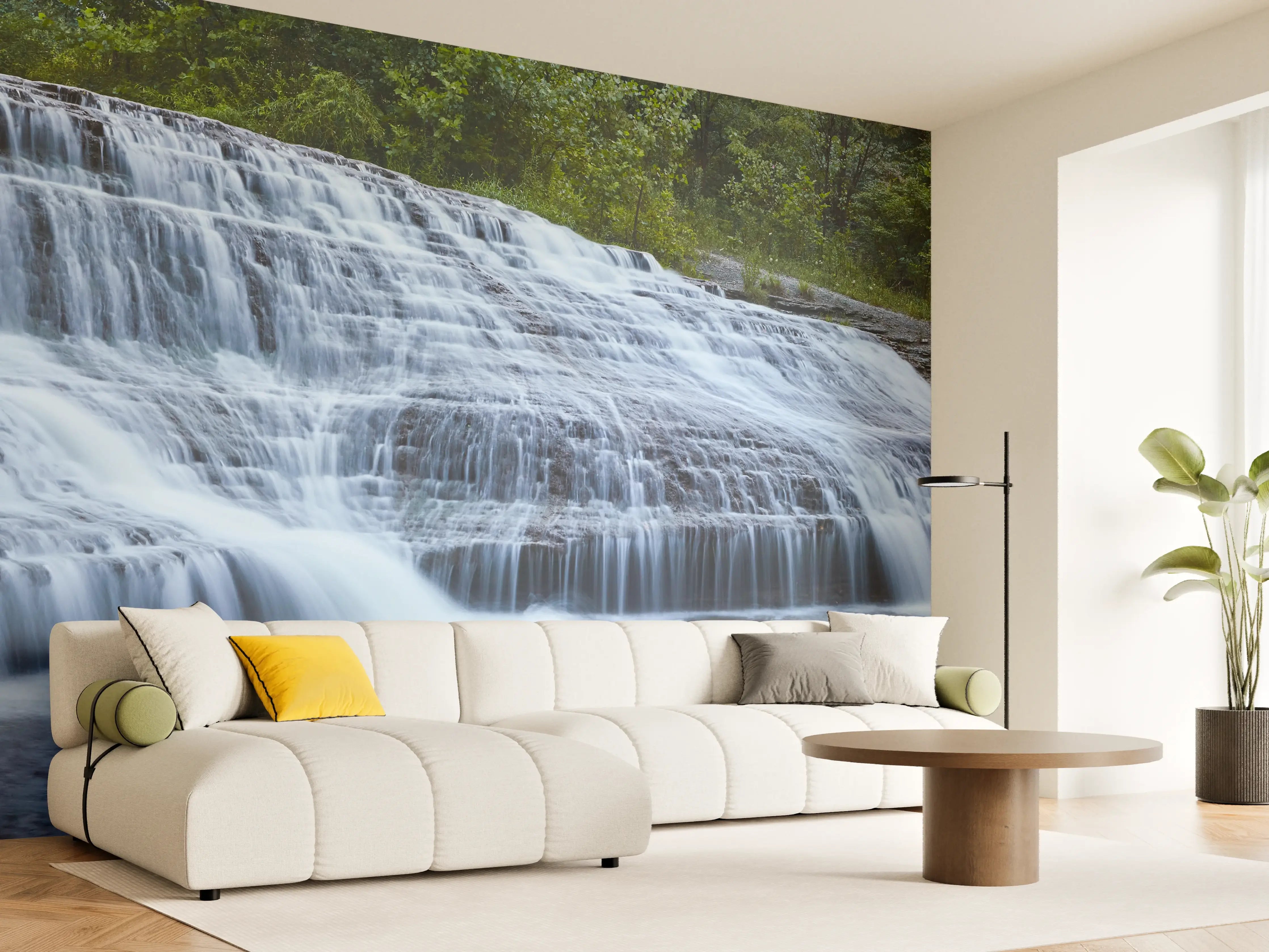 Wandverkleidung Wohnzimmer - Indiana Wasserfall
