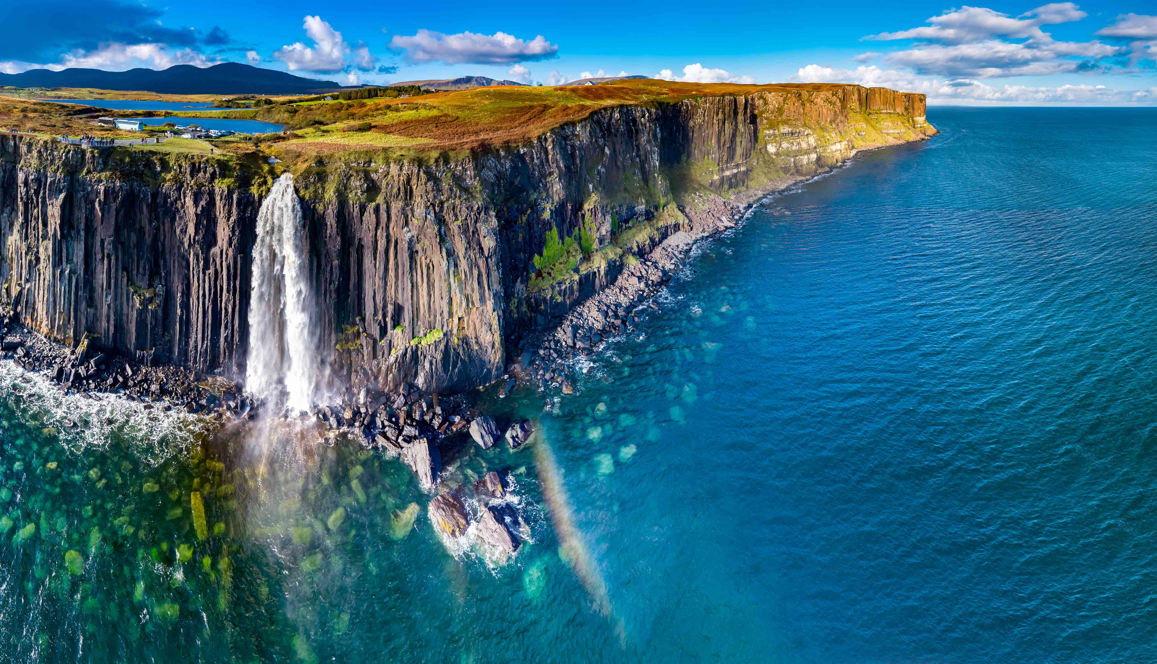 Wandverkleidung Wohnzimmer-Klippen von Staffin - Schottland
