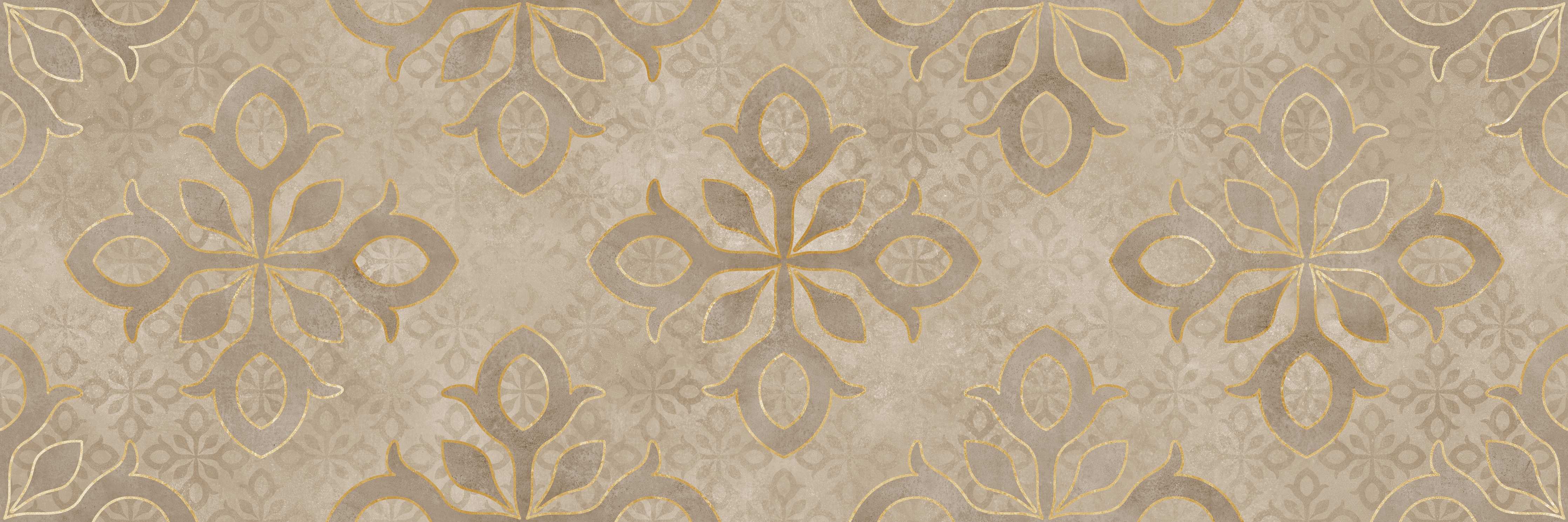 Wandverkleidung Wohnzimmer-Königliches Ornament Muster 