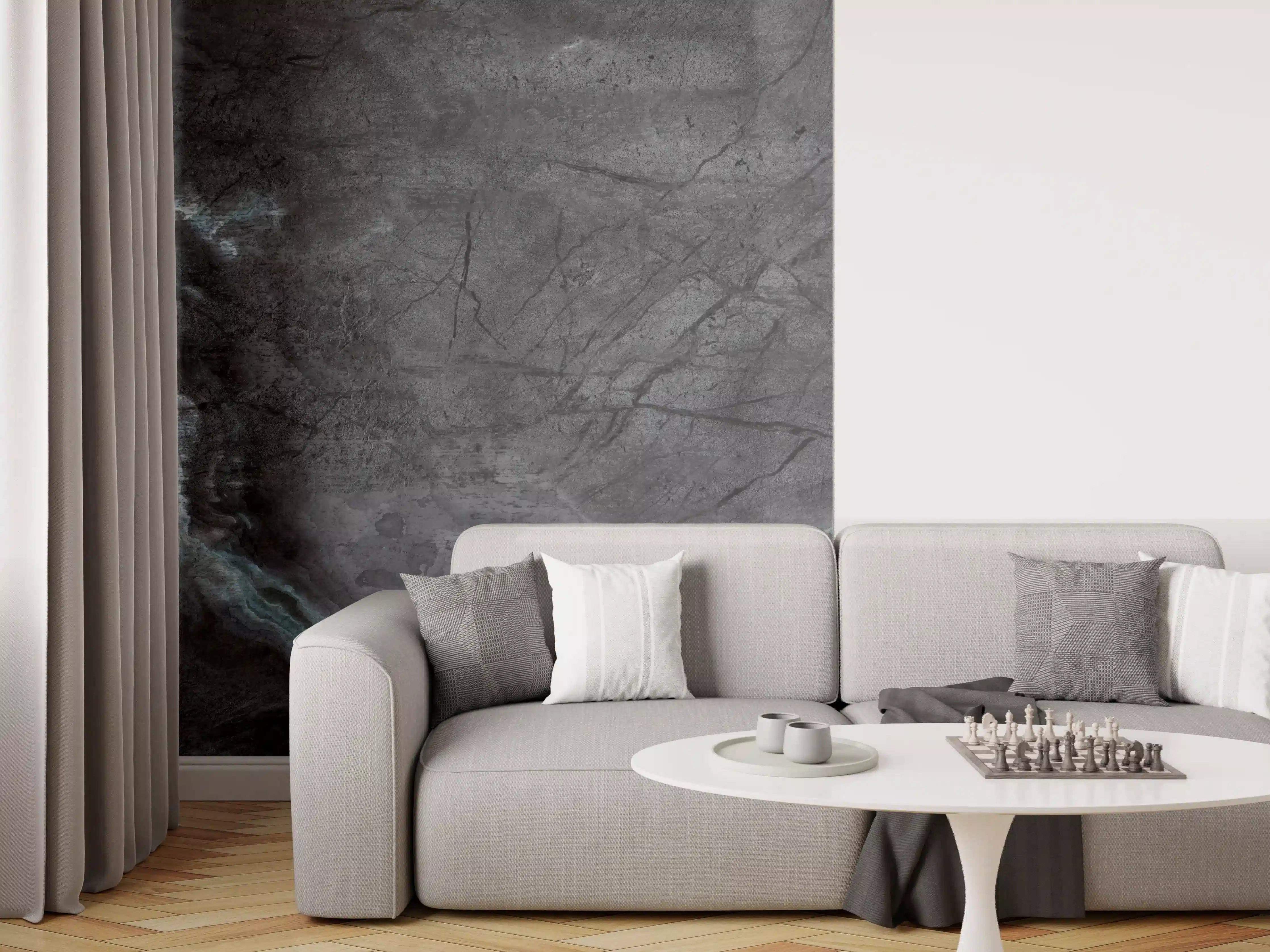 Wandverkleidung Wohnzimmer - Marmorstein Textur - Elegant