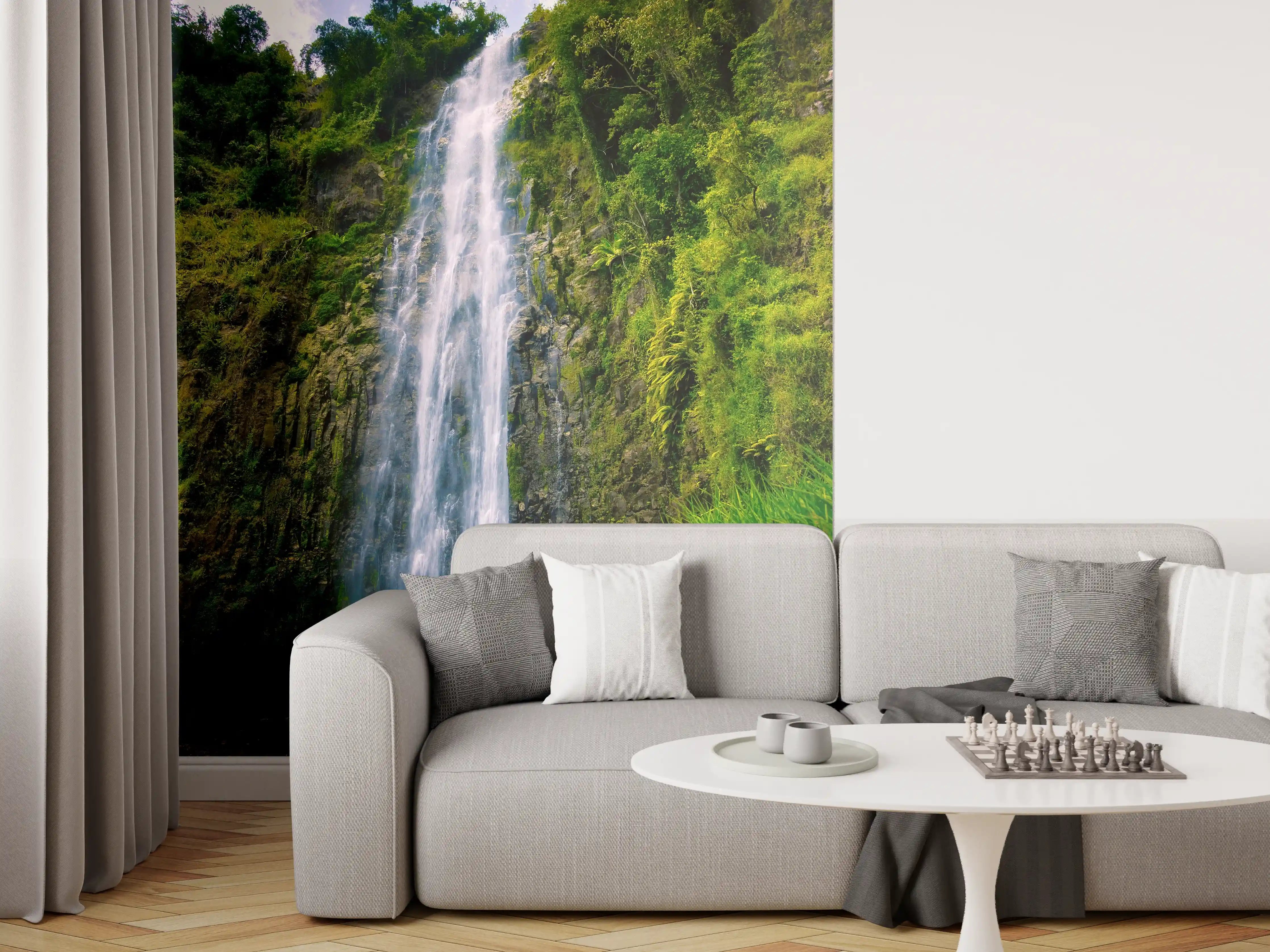 Wandverkleidung Wohnzimmer - Materuni Waterfall