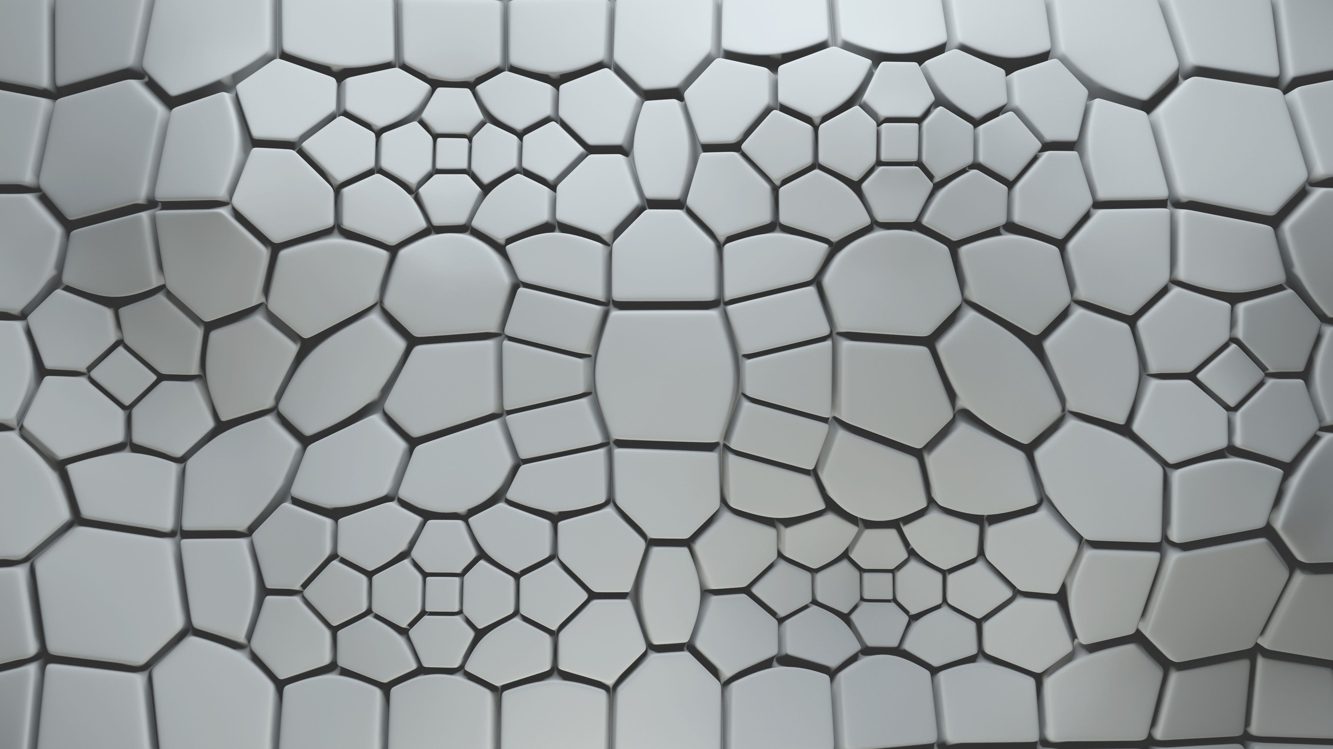 Wandverkleidung Wohnzimmer-Moderne Fliesenstruktur in Grau - Elegantes Design