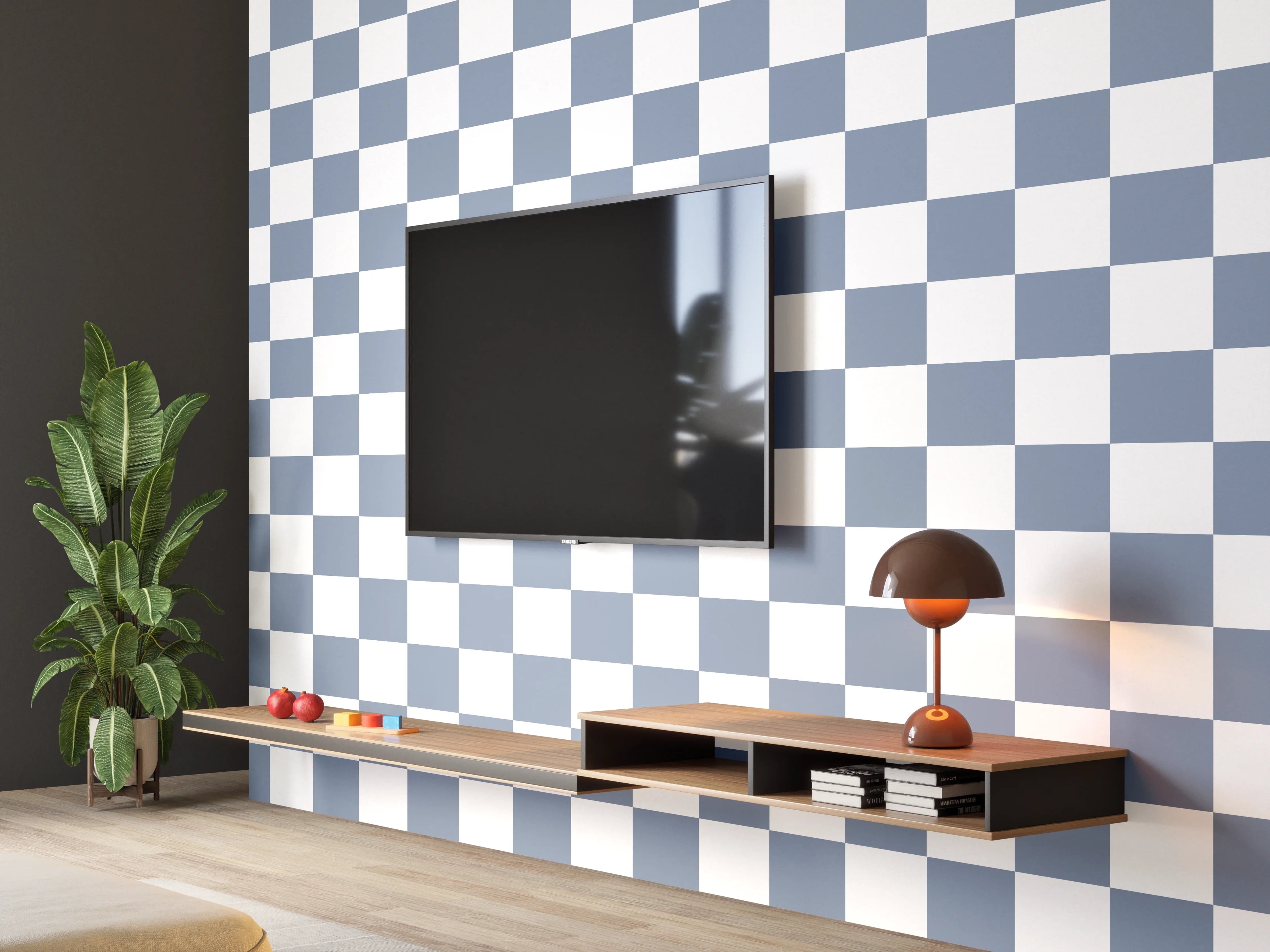 Wandverkleidung Wohnzimmer - Moderne Gestaltung mit Grau- und Weißtönen