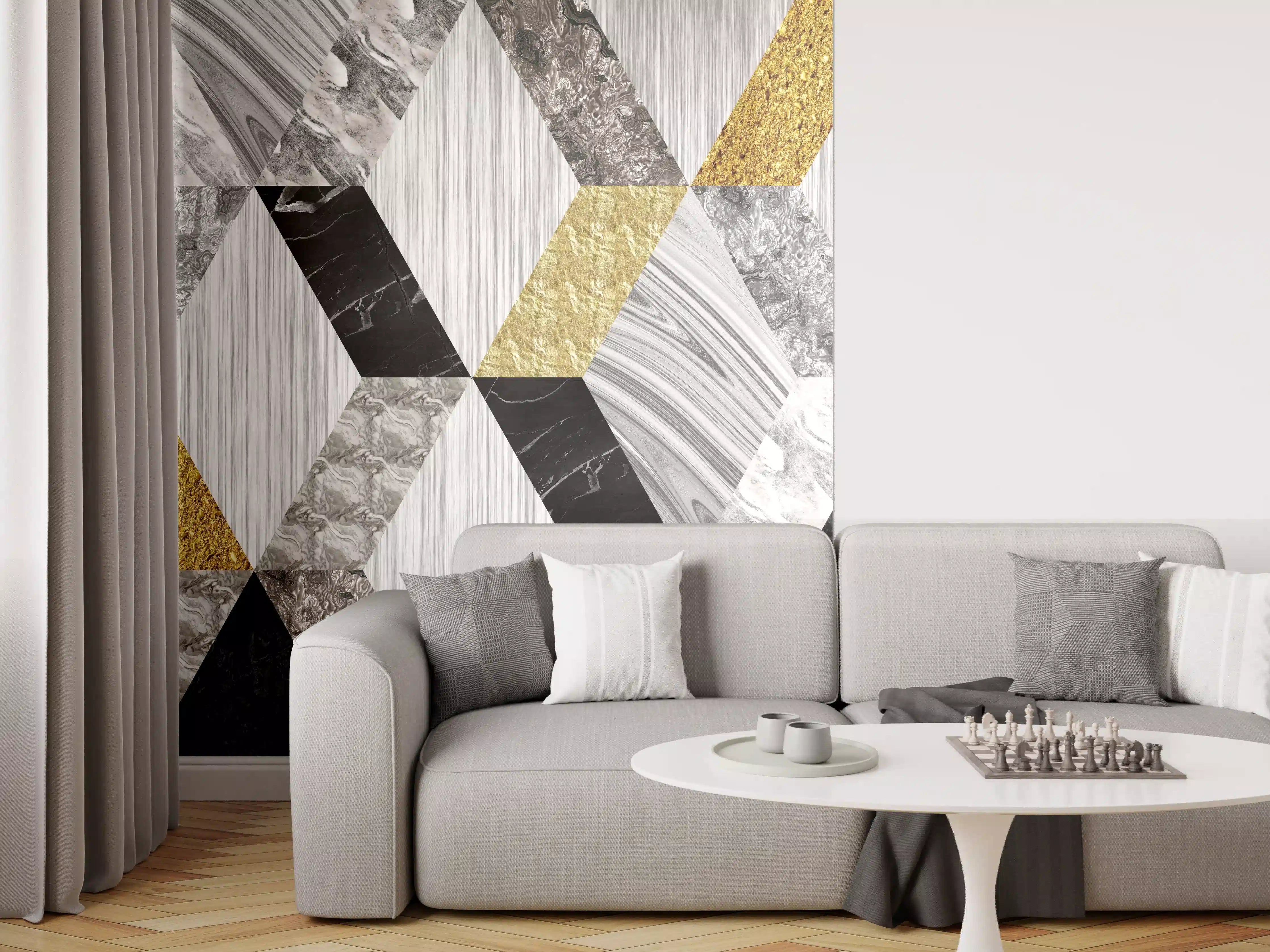 Wandverkleidung Wohnzimmer - Moderne Keramik Textur