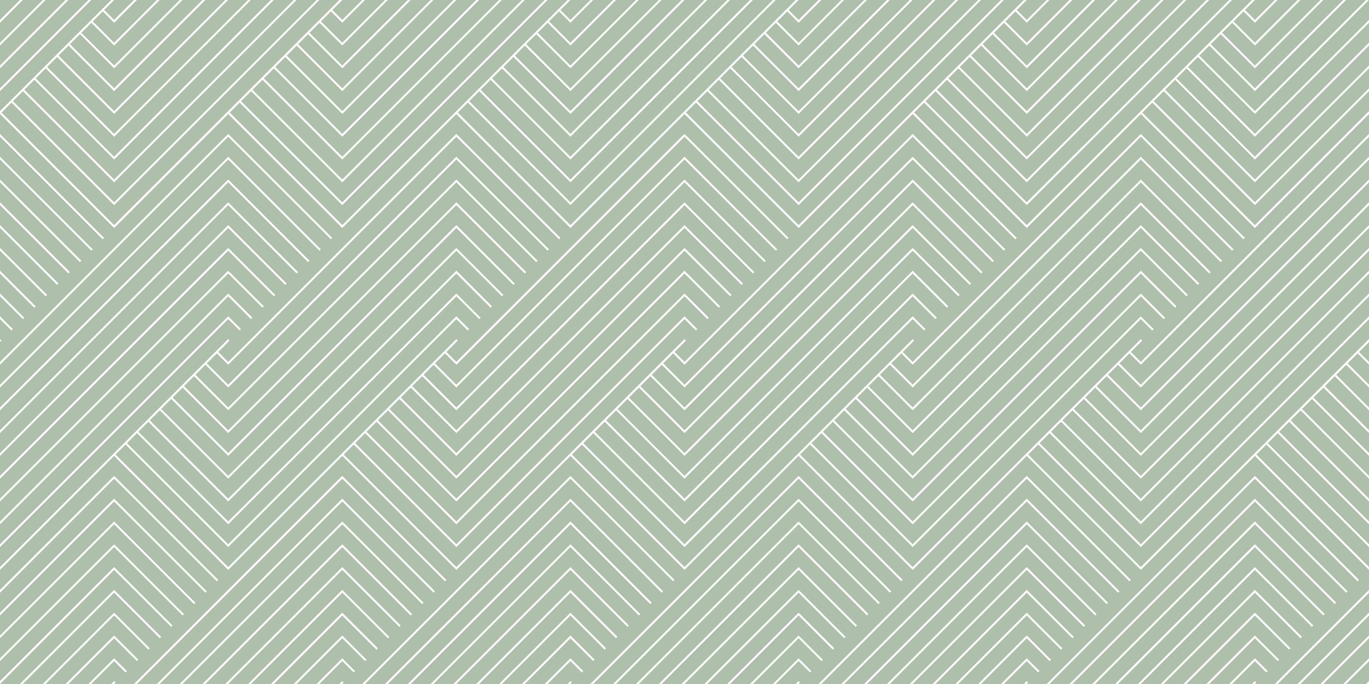 Wandverkleidung Wohnzimmer-Moderne geometrische Wandgestaltung in Pastellgrün