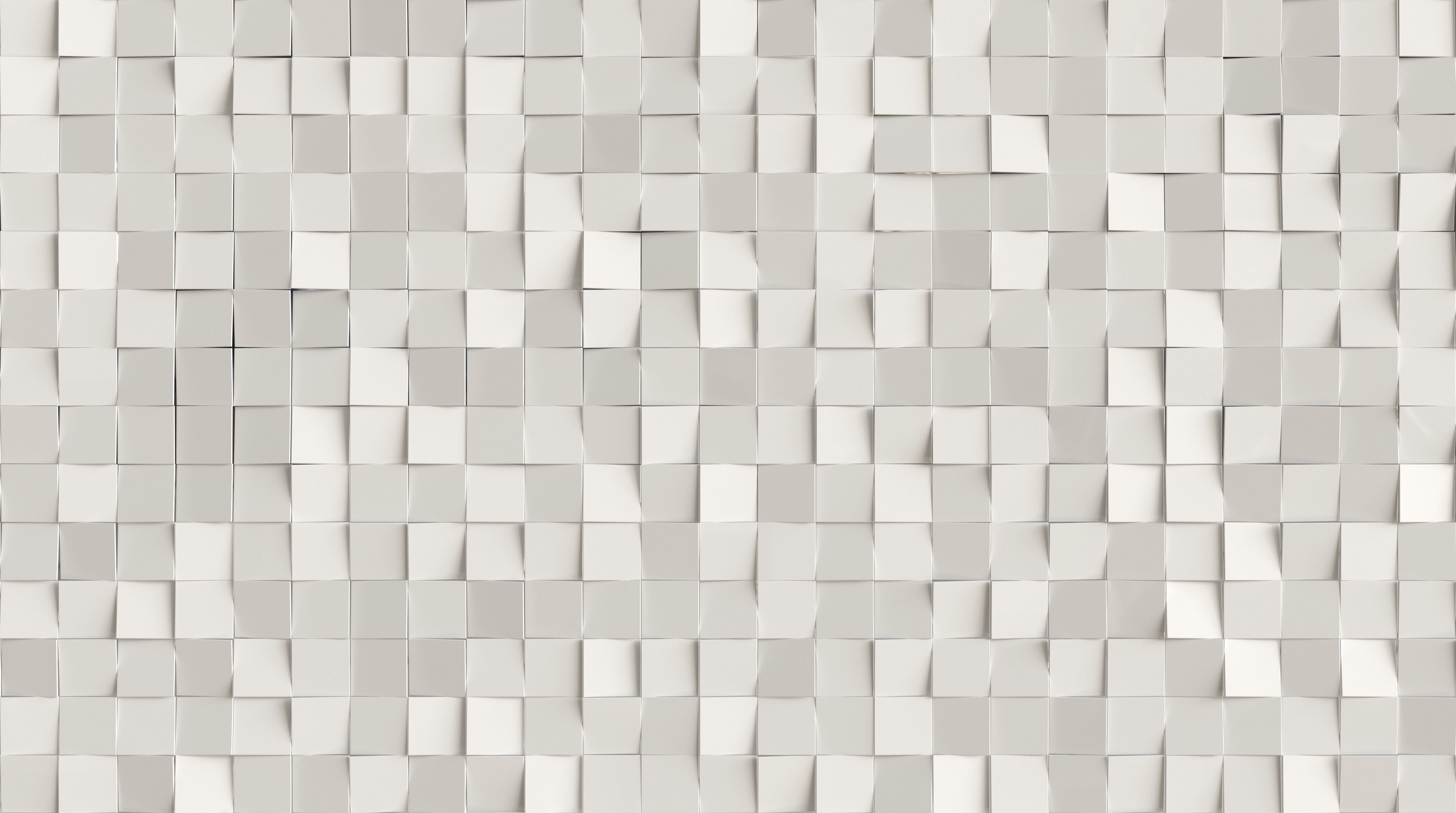 Wandverkleidung Wohnzimmer-Moderne weiße Fliesenwand mit 3D-Effekt