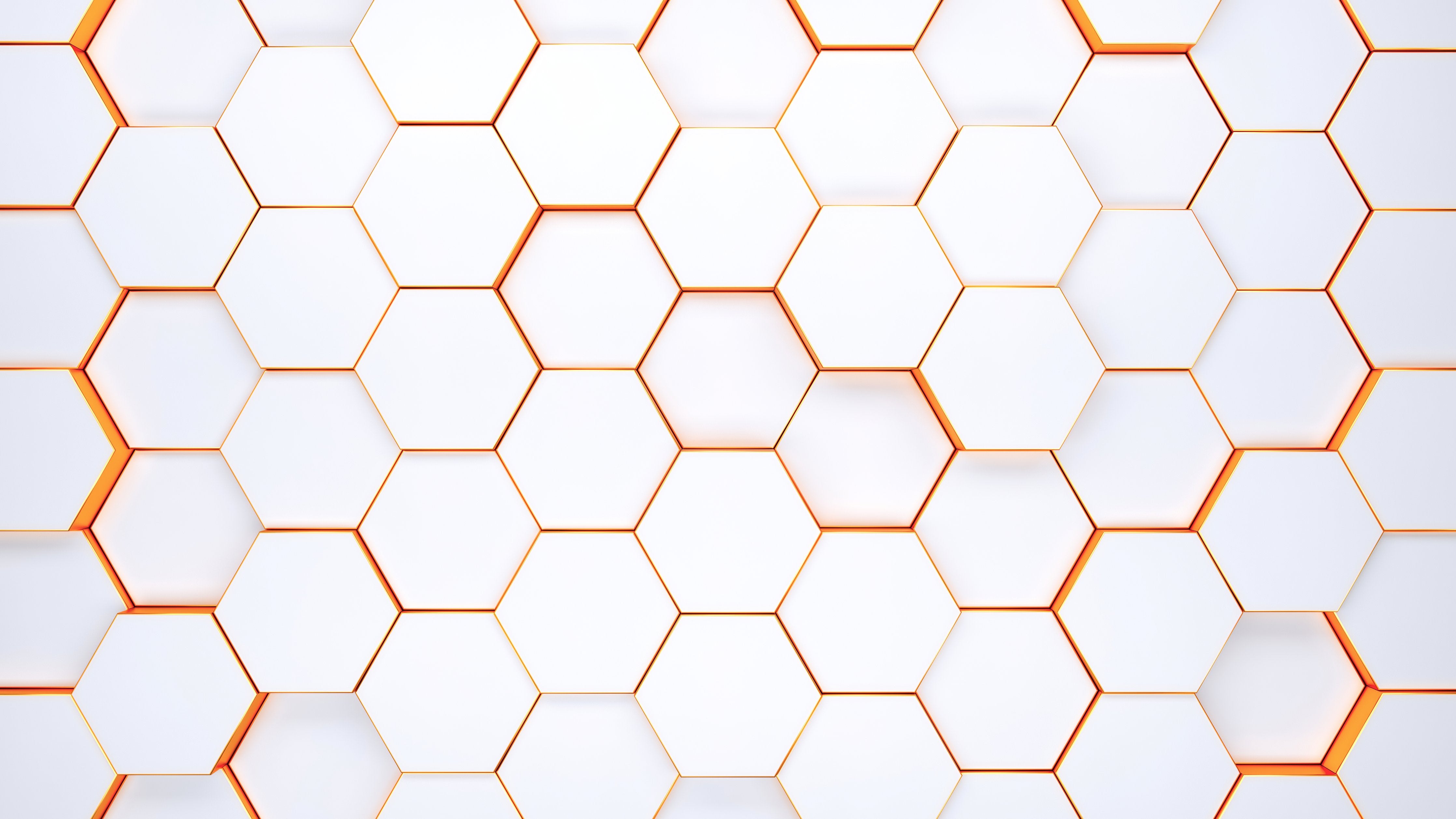 Wandverkleidung Wohnzimmer-Moderne weiße Wand mit Hexagon-Mustern
