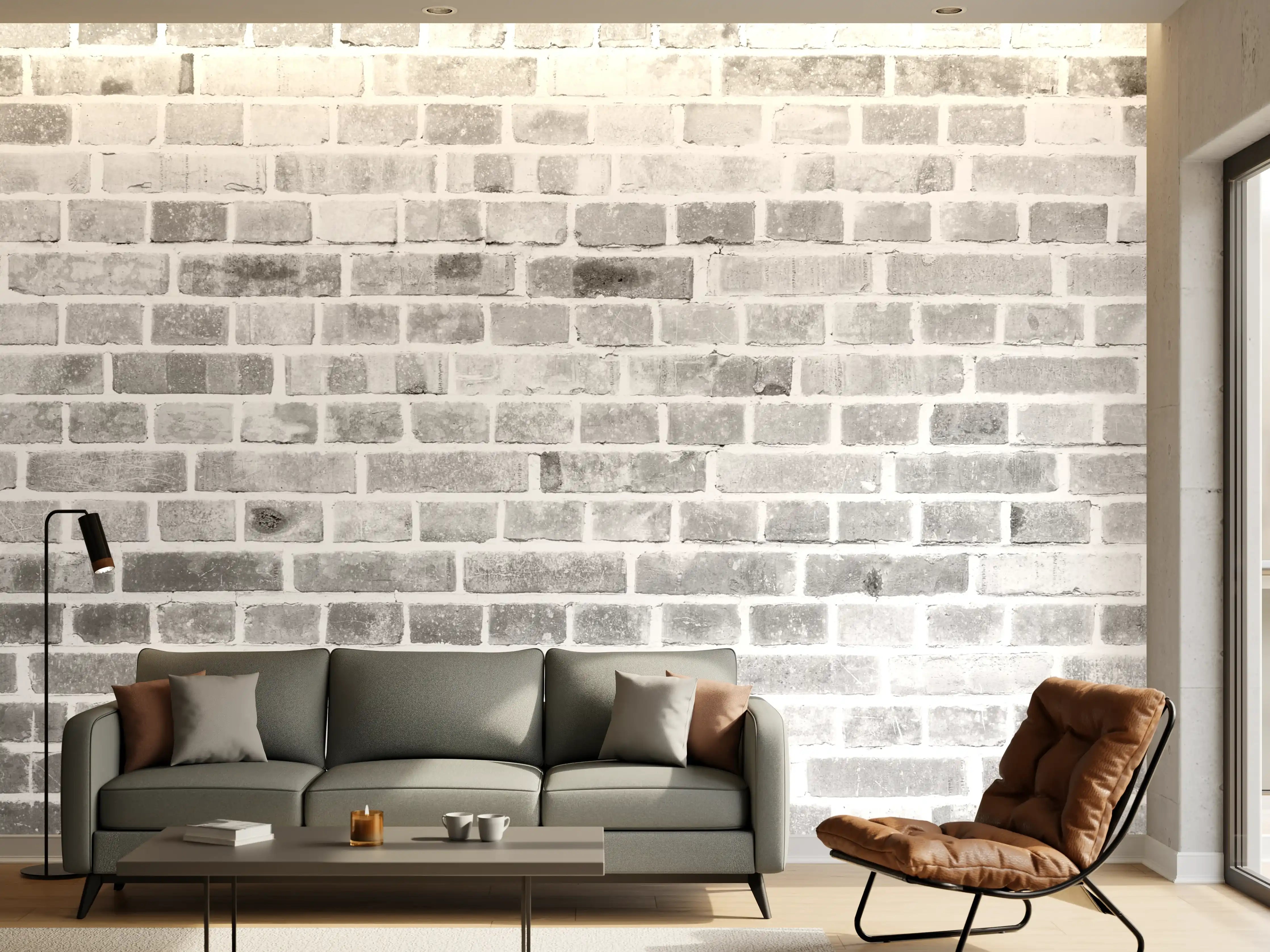 Wandverkleidung Wohnzimmer - Moderner Ziegelsteinwand-Hintergrund