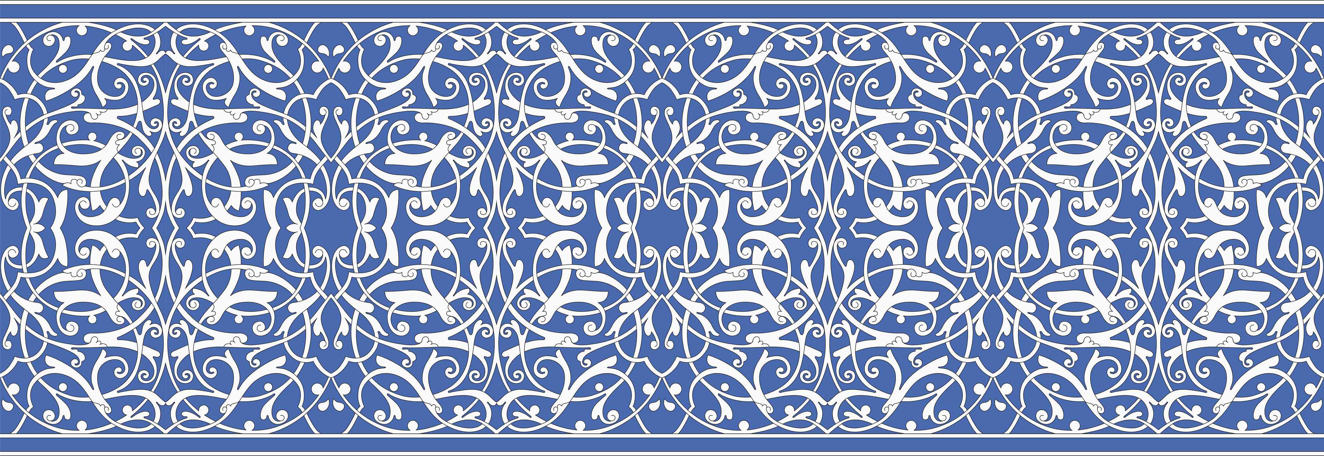 Wandverkleidung Wohnzimmer-Orientalische Fliesen 2