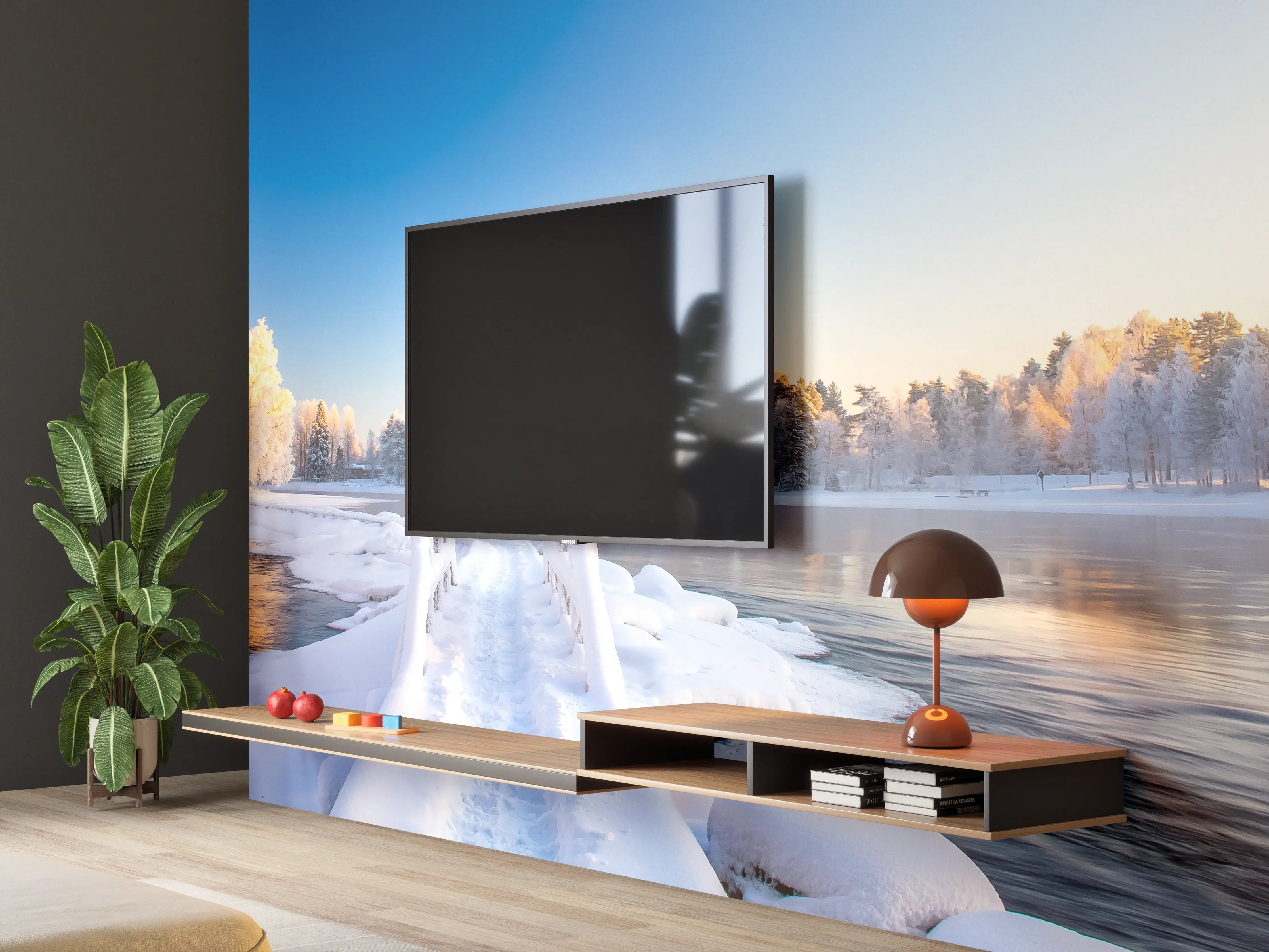 Wandverkleidung Wohnzimmer - Pajakka Winter
