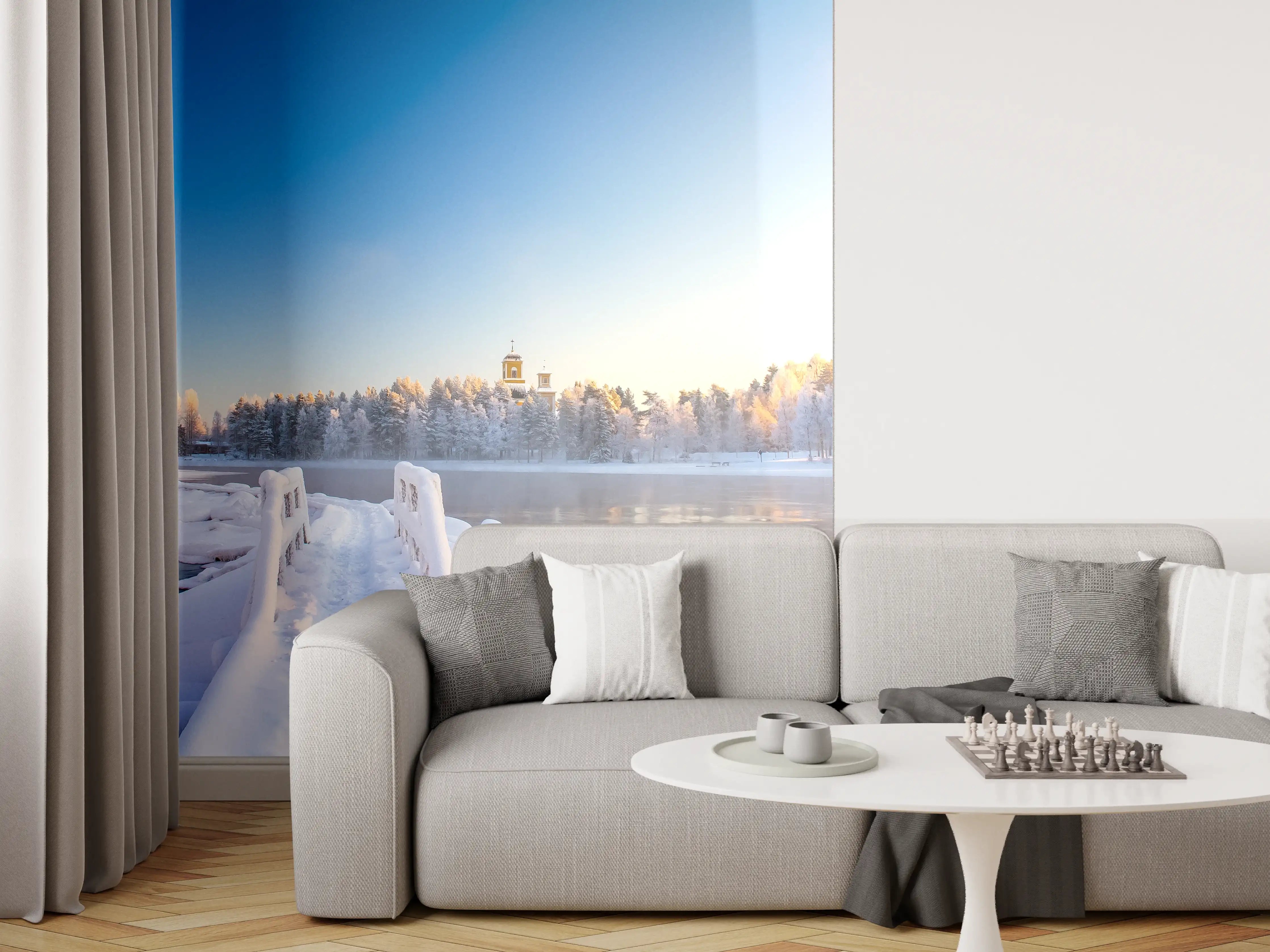 Wandverkleidung Wohnzimmer - Pajakka Winter