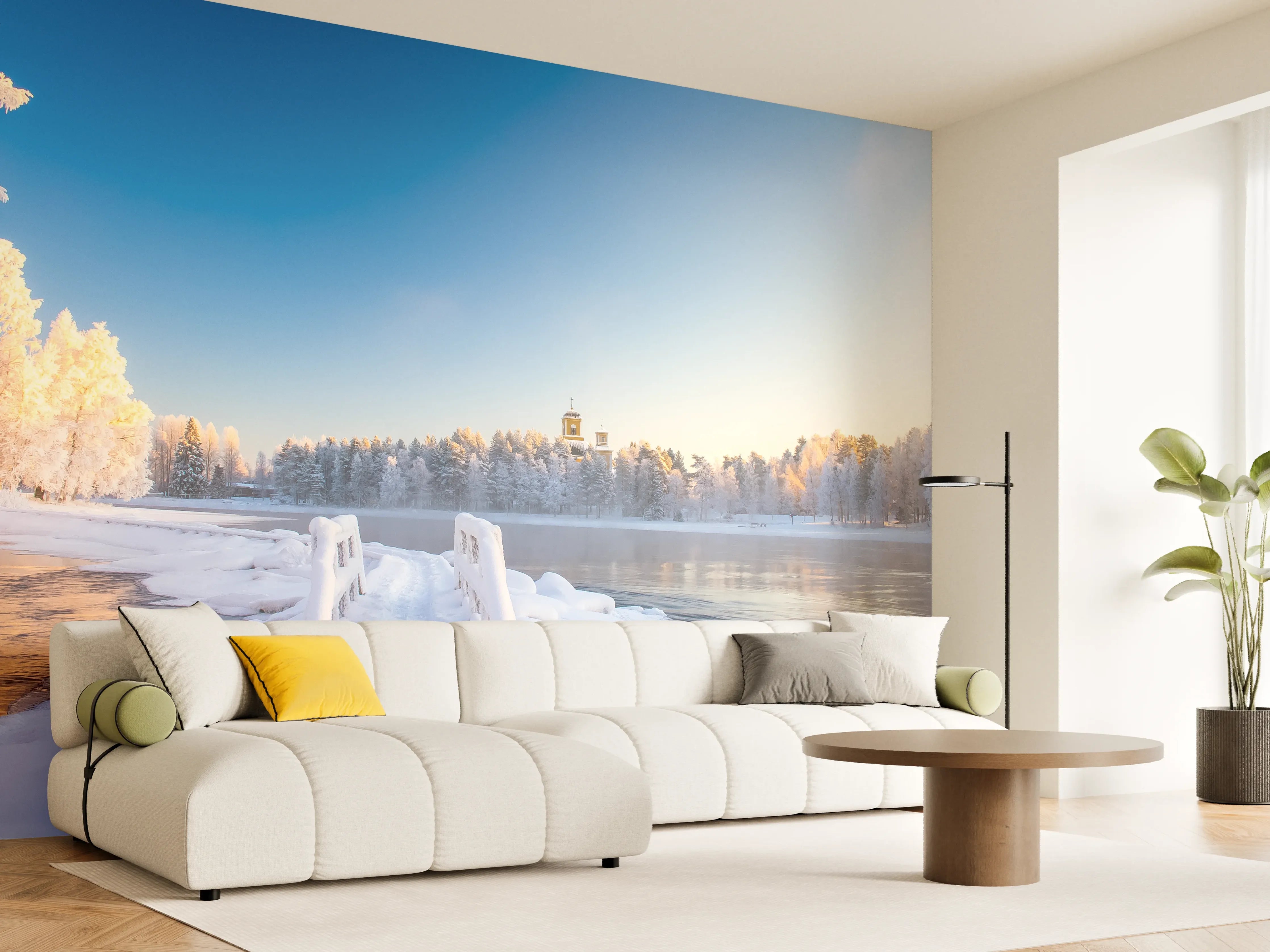 Wandverkleidung Wohnzimmer - Pajakka Winter