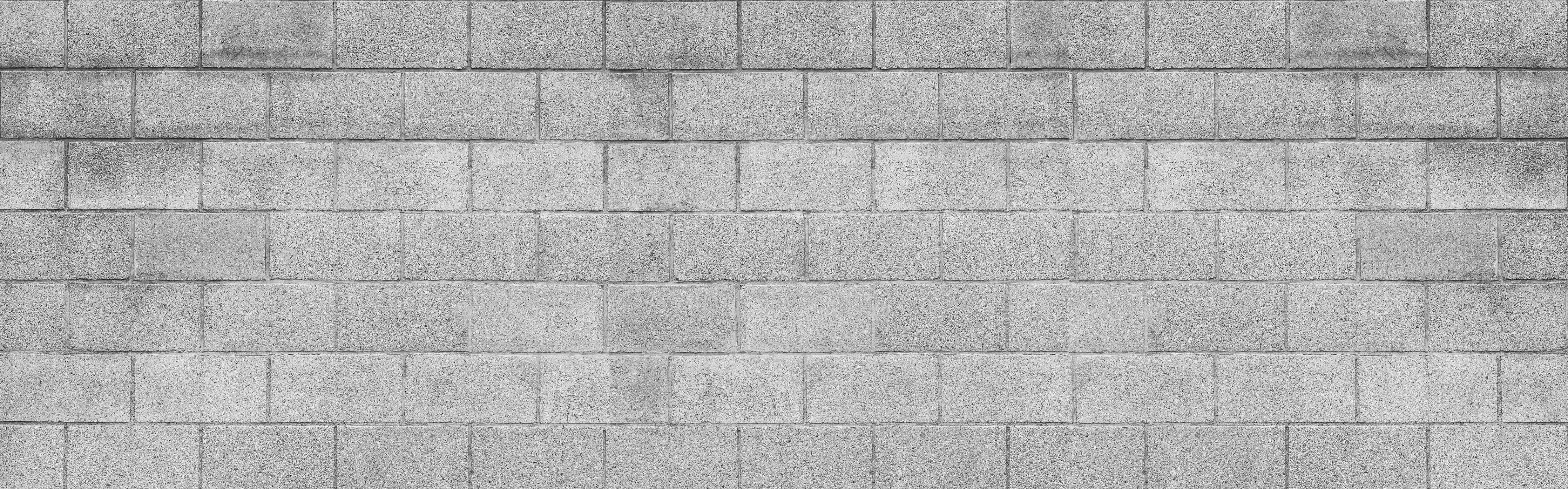 Wandverkleidung Wohnzimmer-Panorama der grauen Zementblockwand