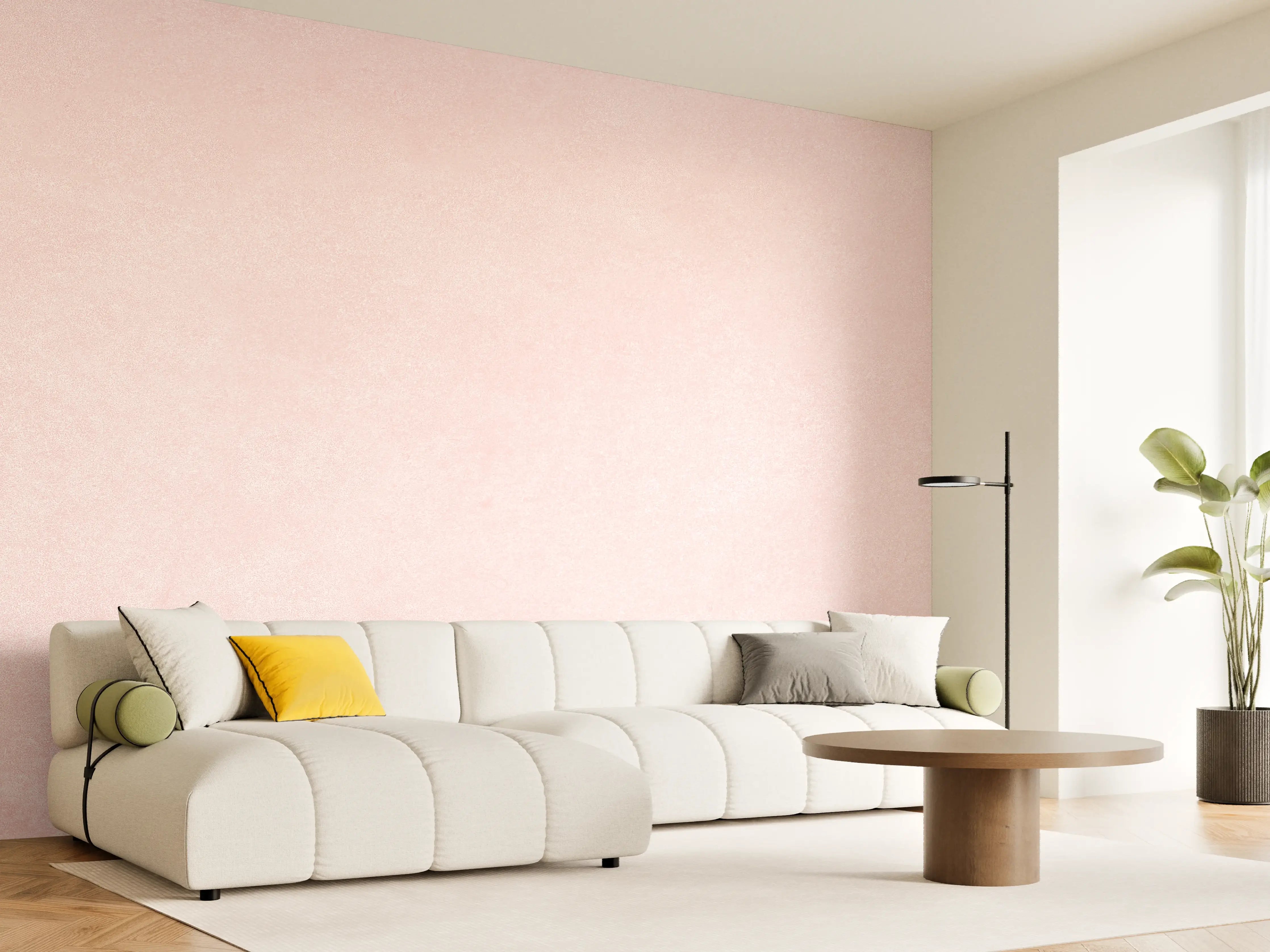 Wandverkleidung Wohnzimmer - Pinke Wandtextur