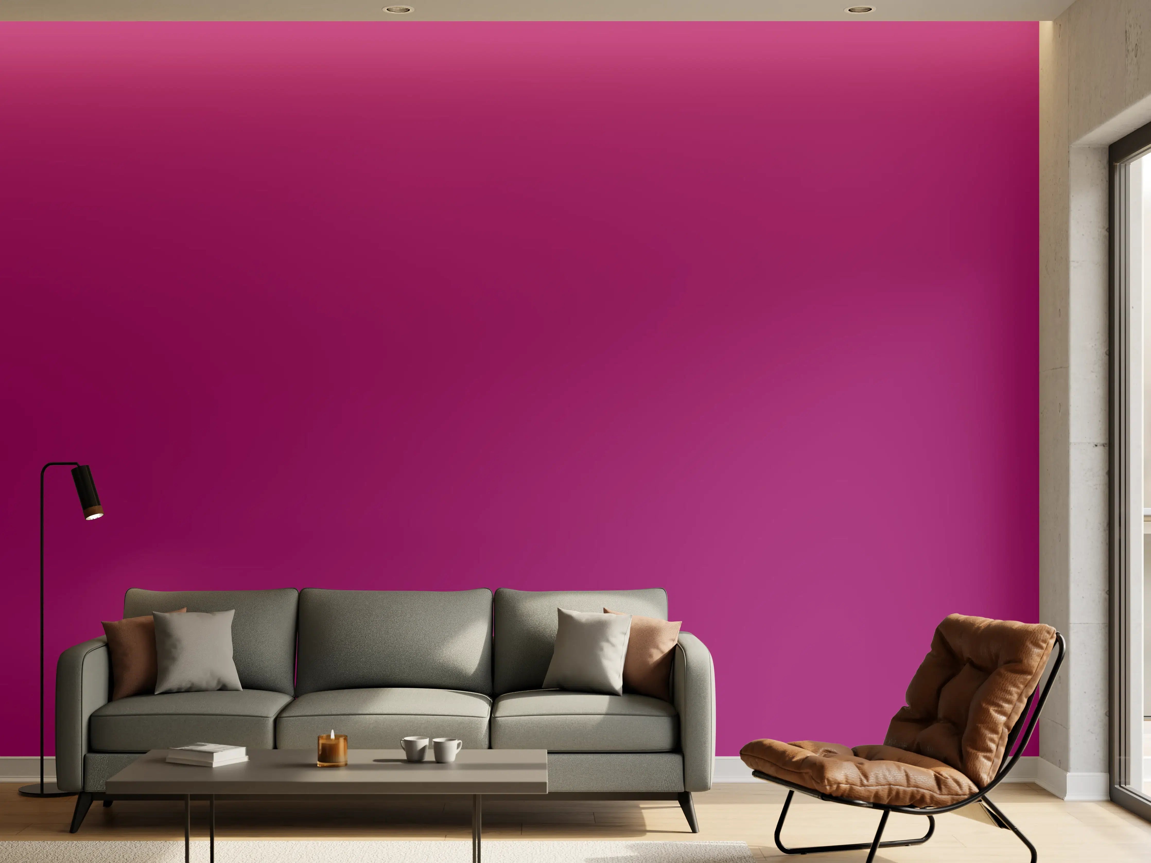 Wandverkleidung Wohnzimmer - RAL 4006 (Verkehrsviolett)