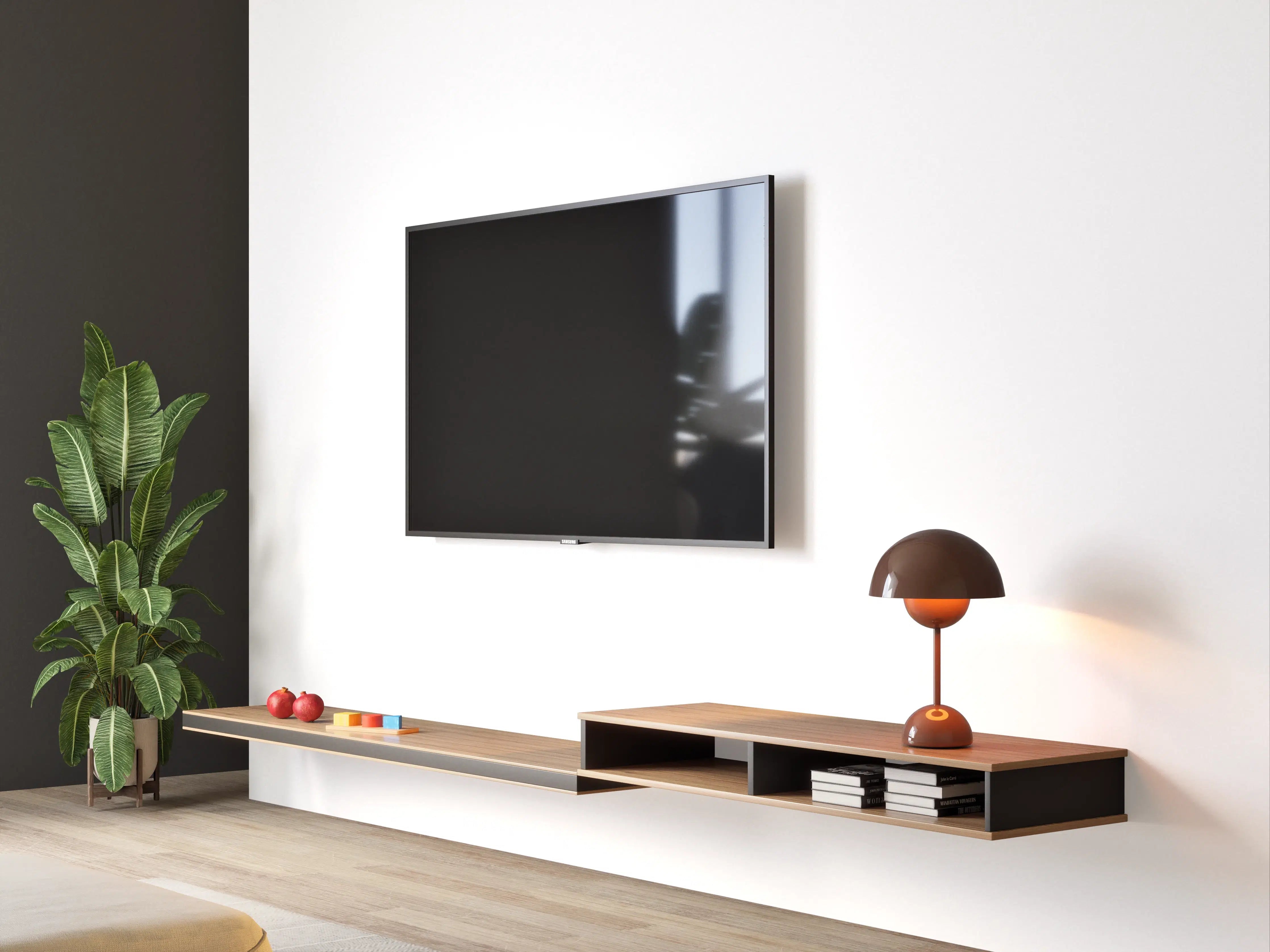 Wandverkleidung Wohnzimmer - RAL Farbe Weiß