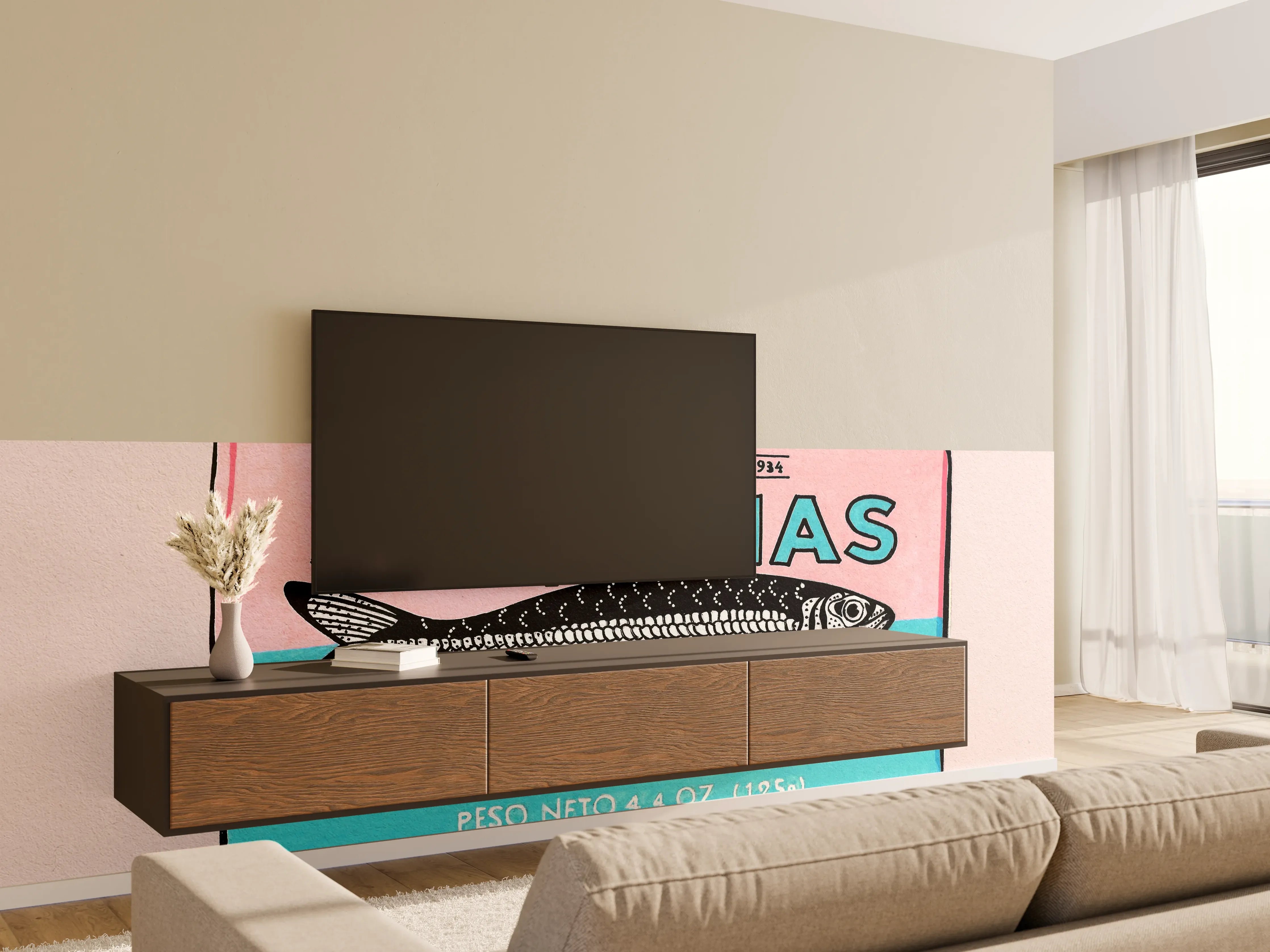 Wandverkleidung Wohnzimmer - Roland Sardinas