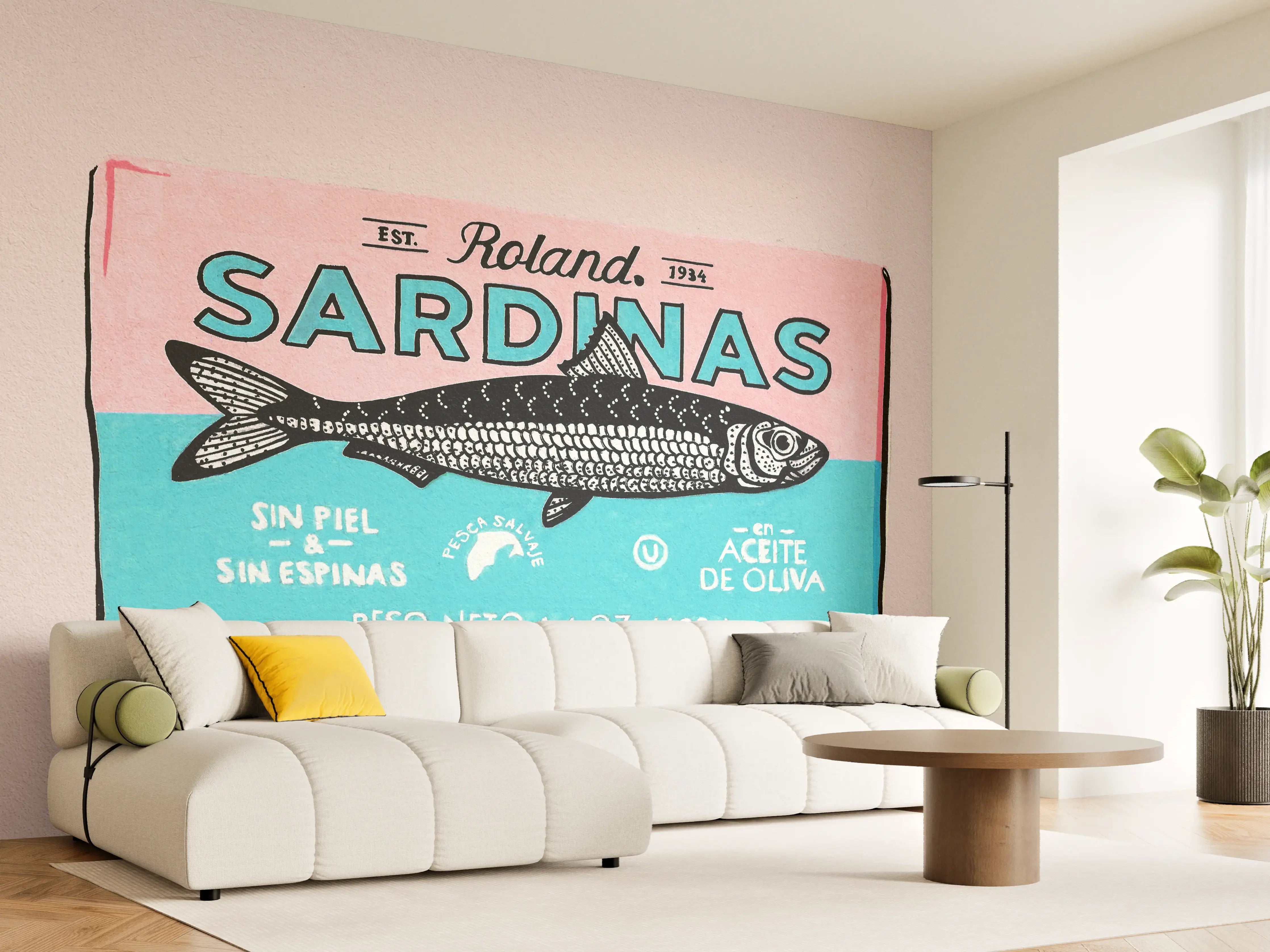 Wandverkleidung Wohnzimmer - Roland Sardinas