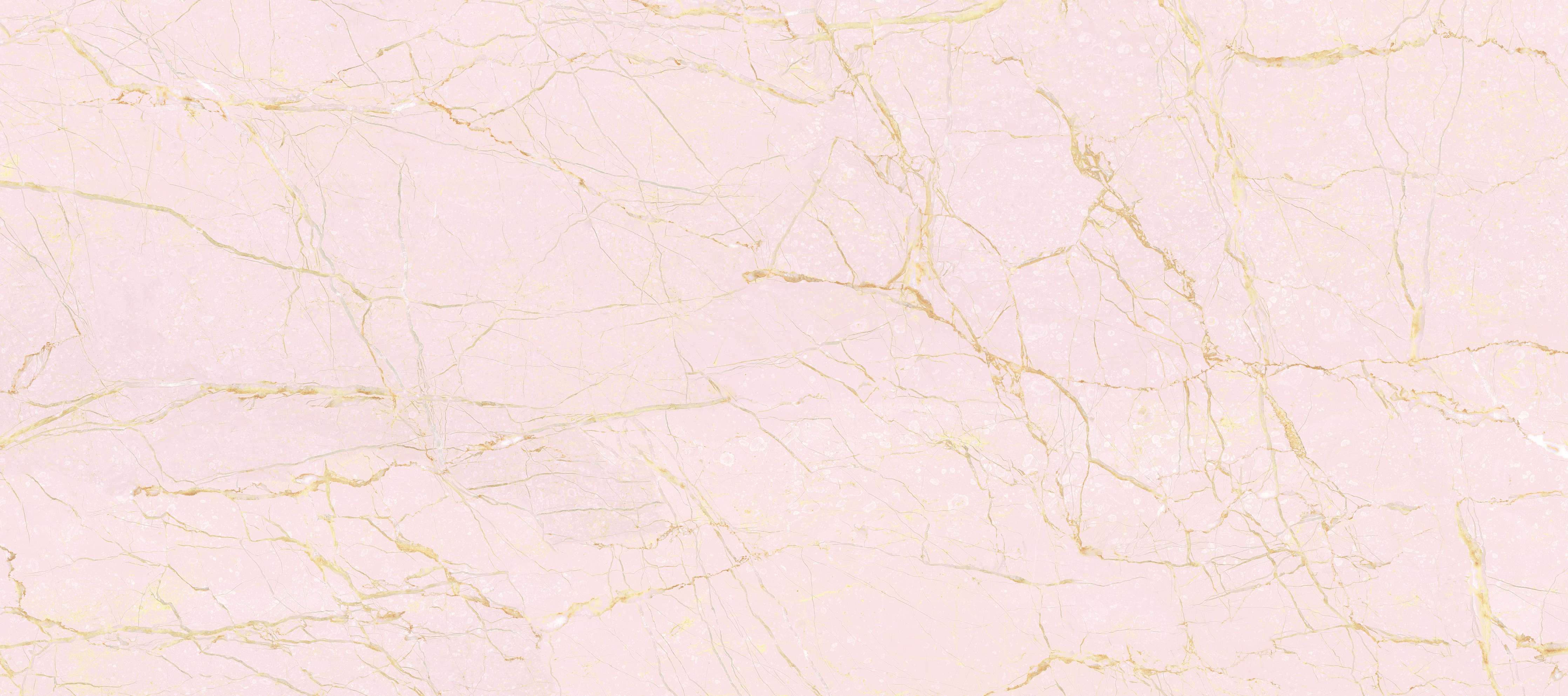 Wandverkleidung Wohnzimmer-Rosa-Gold Marmor