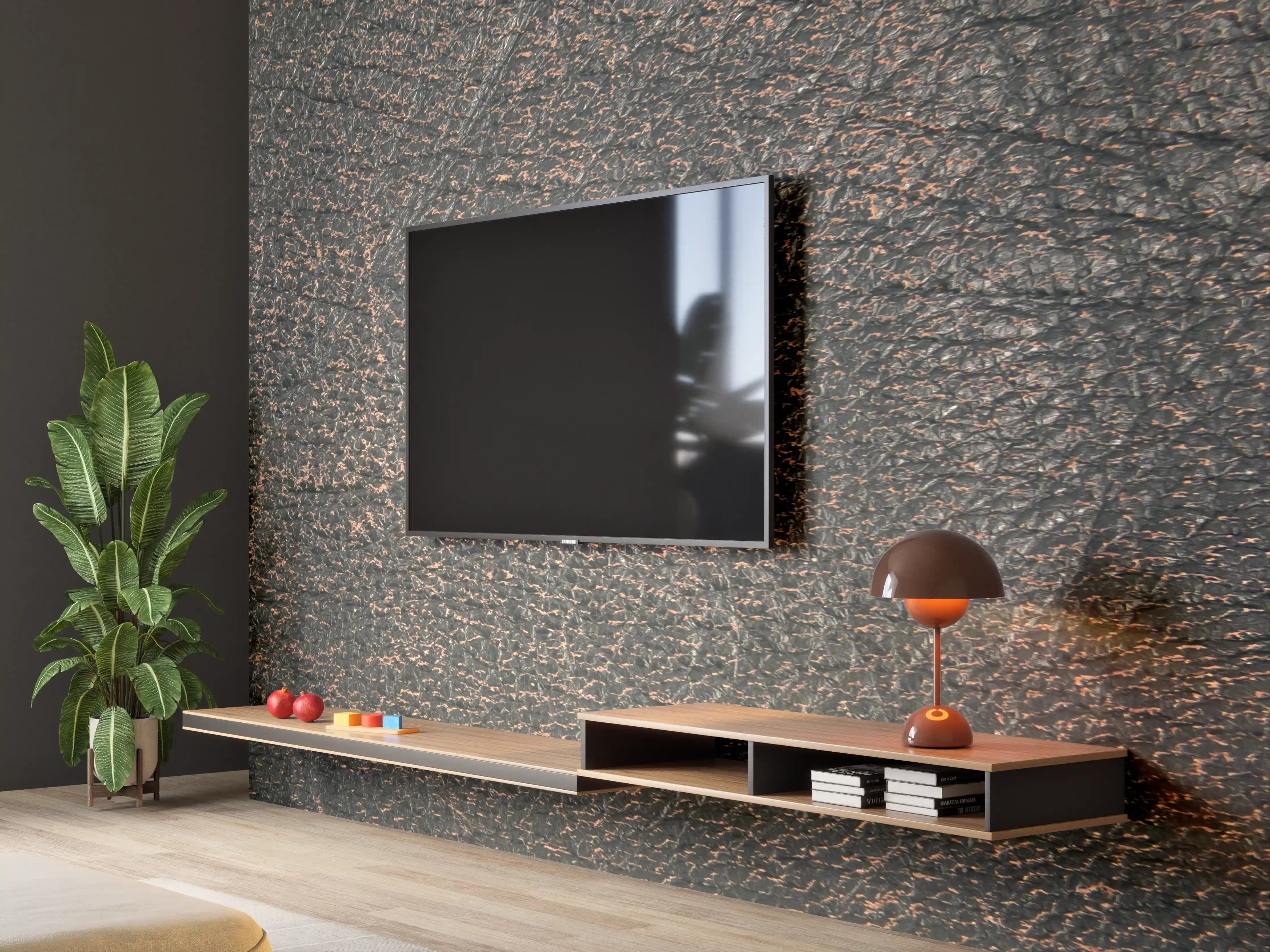 Wandverkleidung Wohnzimmer - Rustikale Holzoptik für Ihre Dekoration