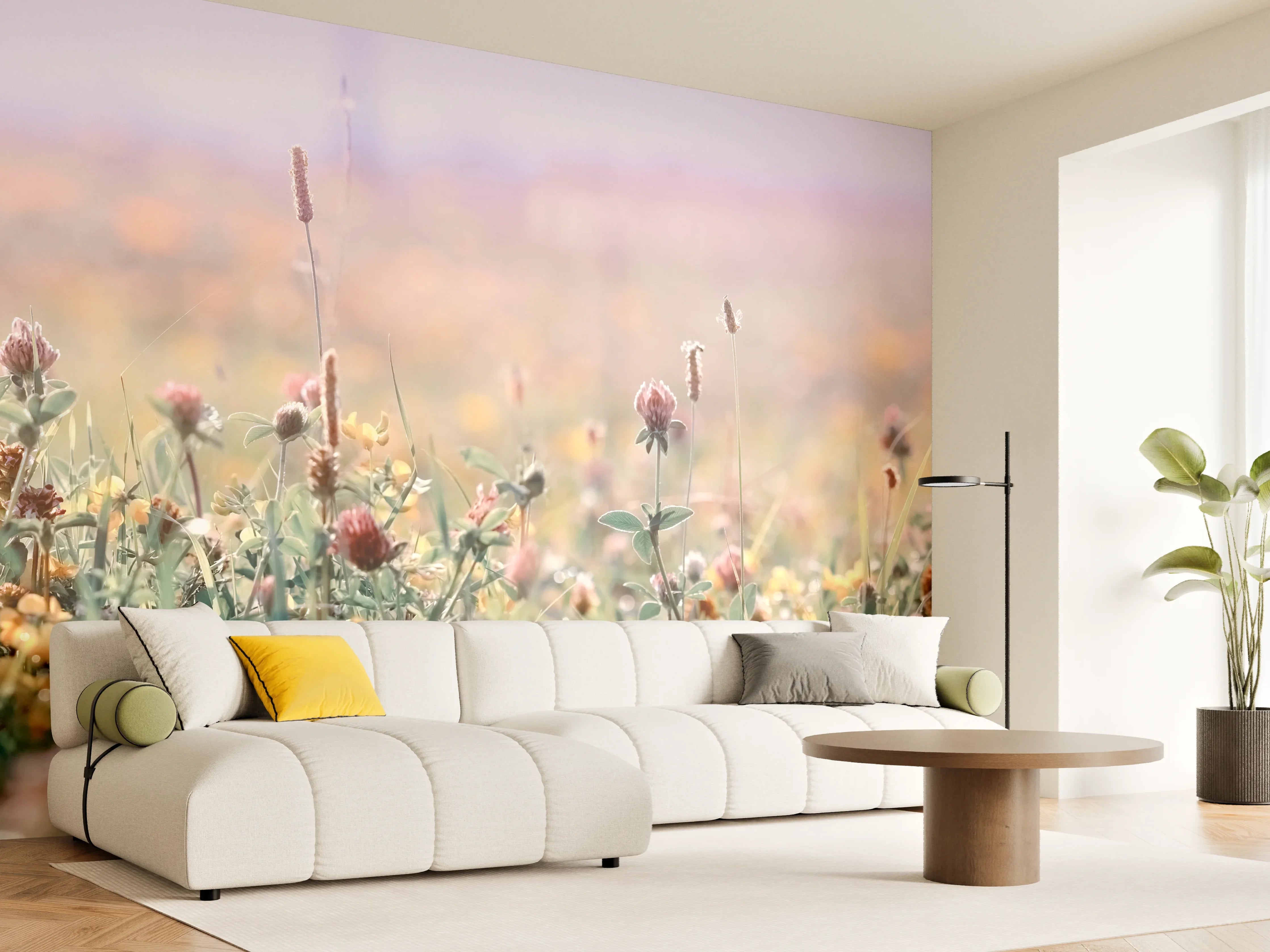 Wandverkleidung Wohnzimmer - Schöne Wiese