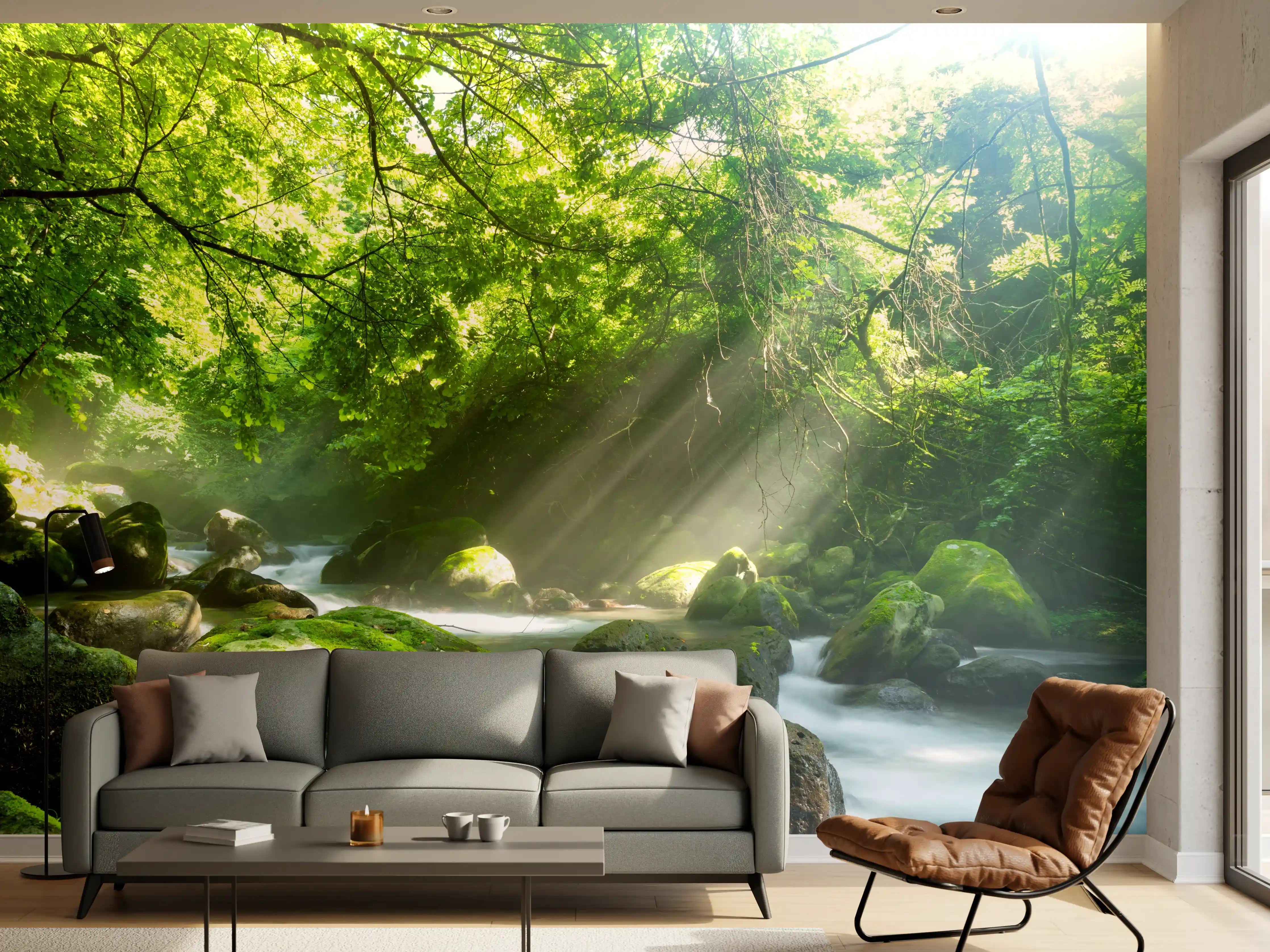 Wandverkleidung Wohnzimmer - Shangrenzawa