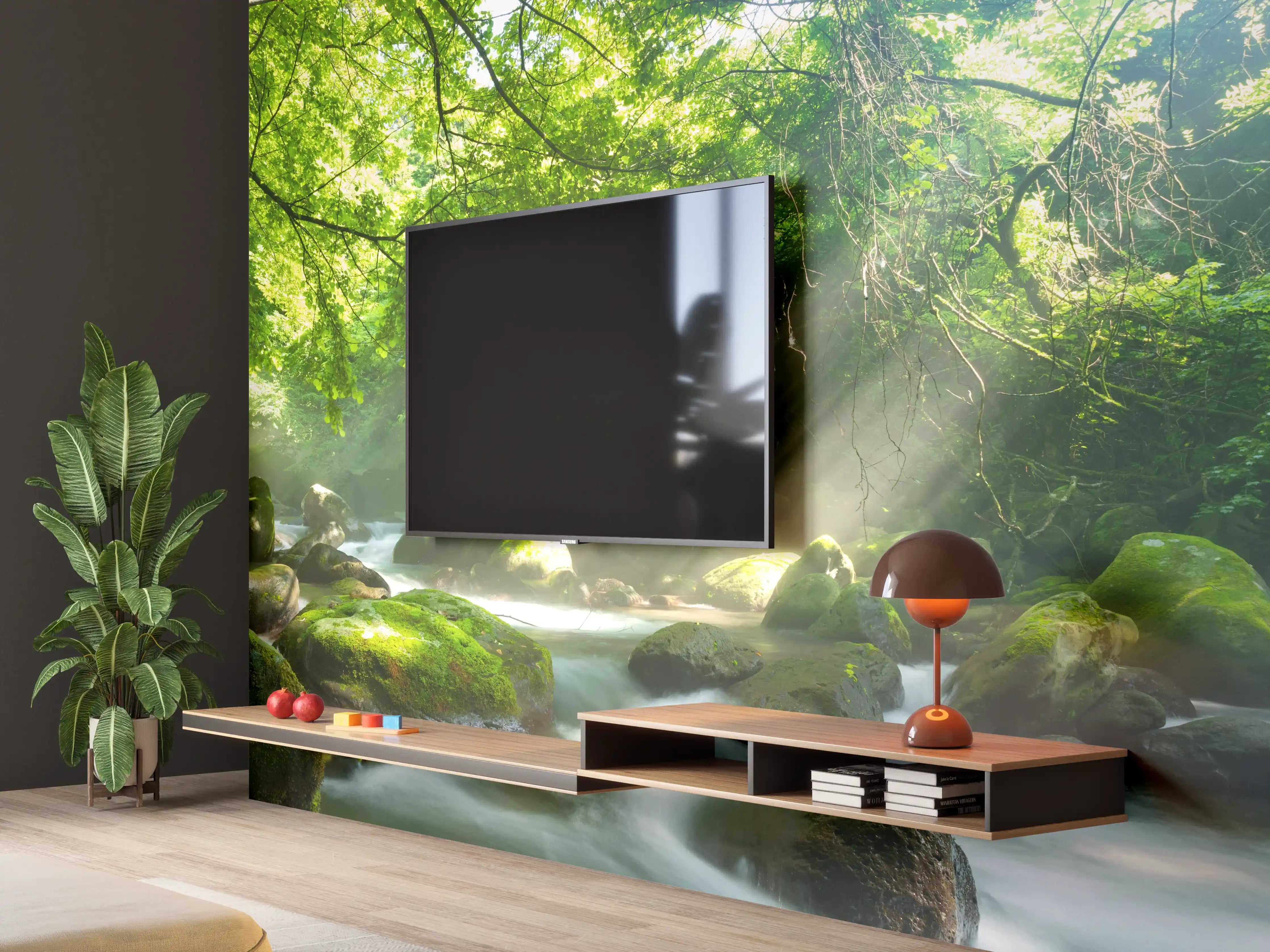 Wandverkleidung Wohnzimmer - Shangrenzawa