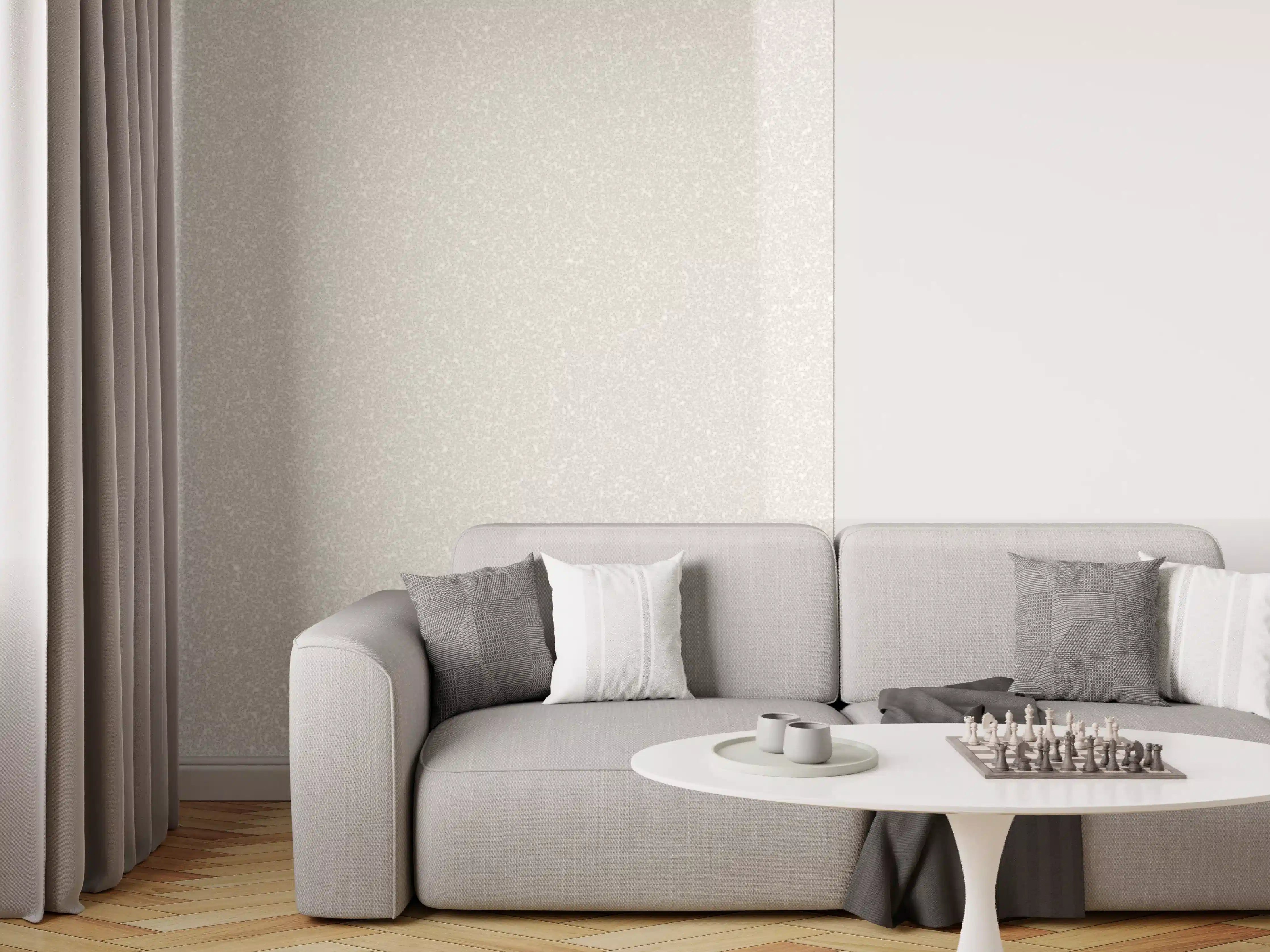 Wandverkleidung Wohnzimmer - Stilvolles, neutrales Muster mit feiner Textur