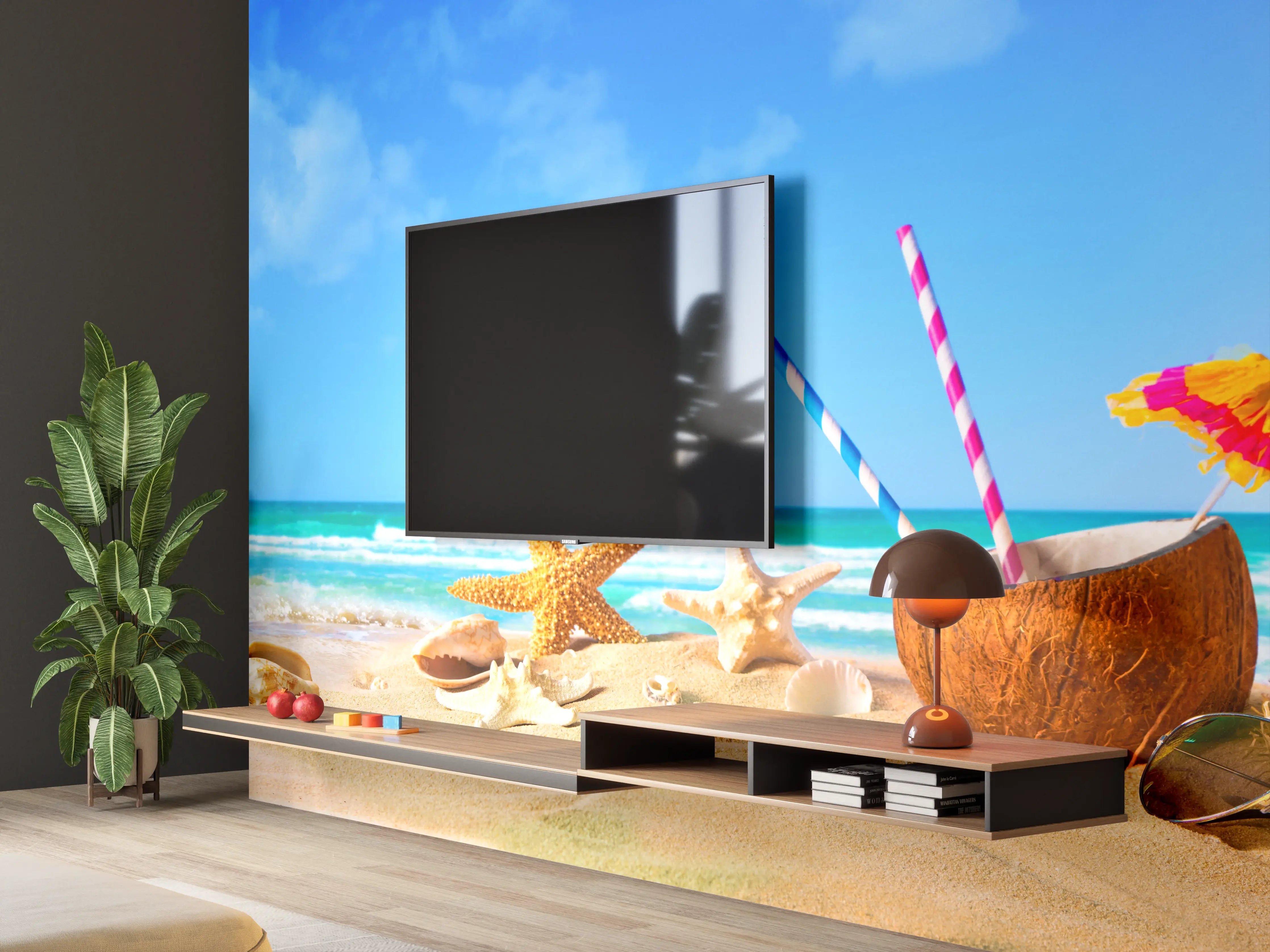 Wandverkleidung Wohnzimmer - Strandaccesoires