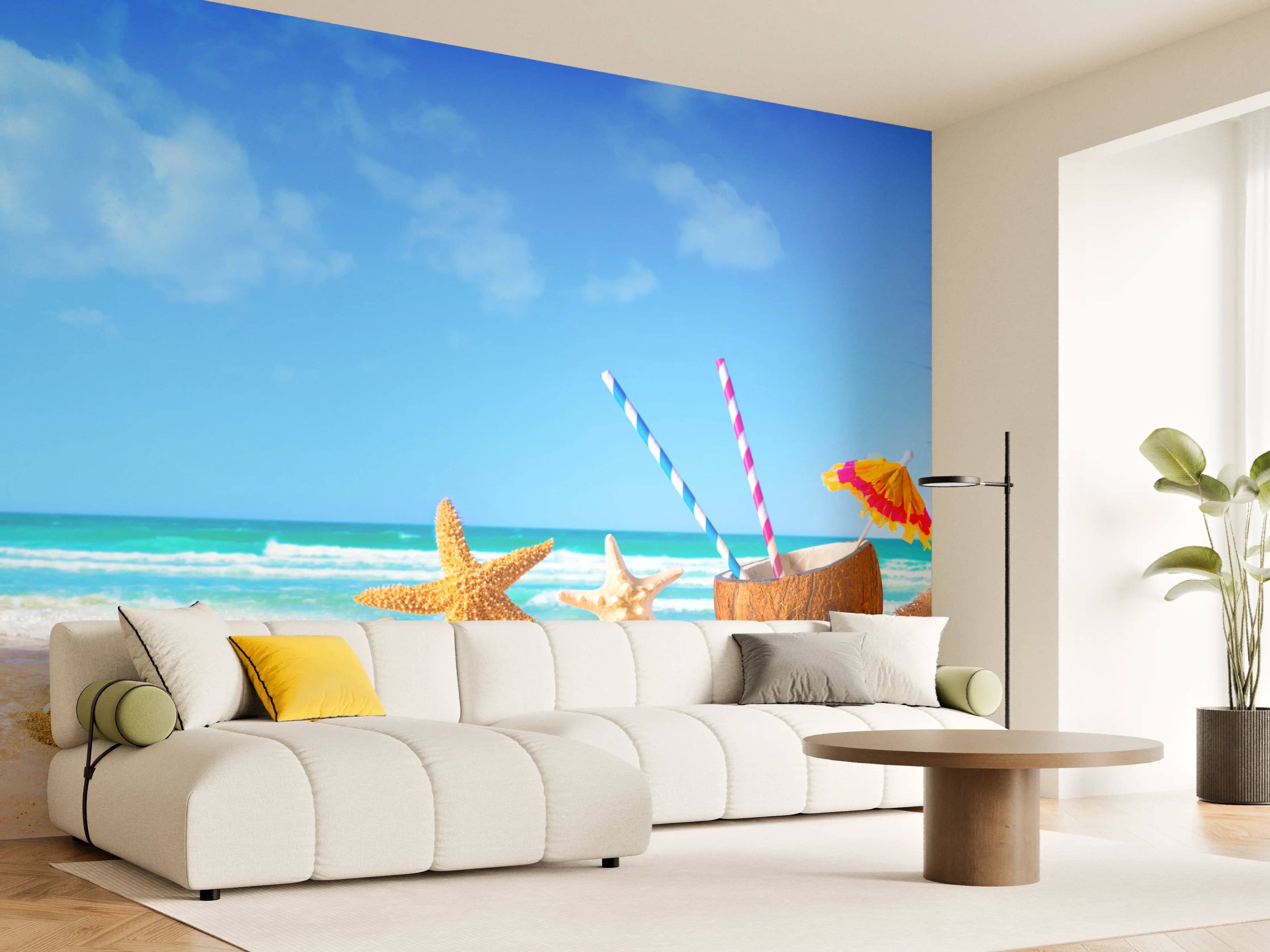 Wandverkleidung Wohnzimmer - Strandaccesoires