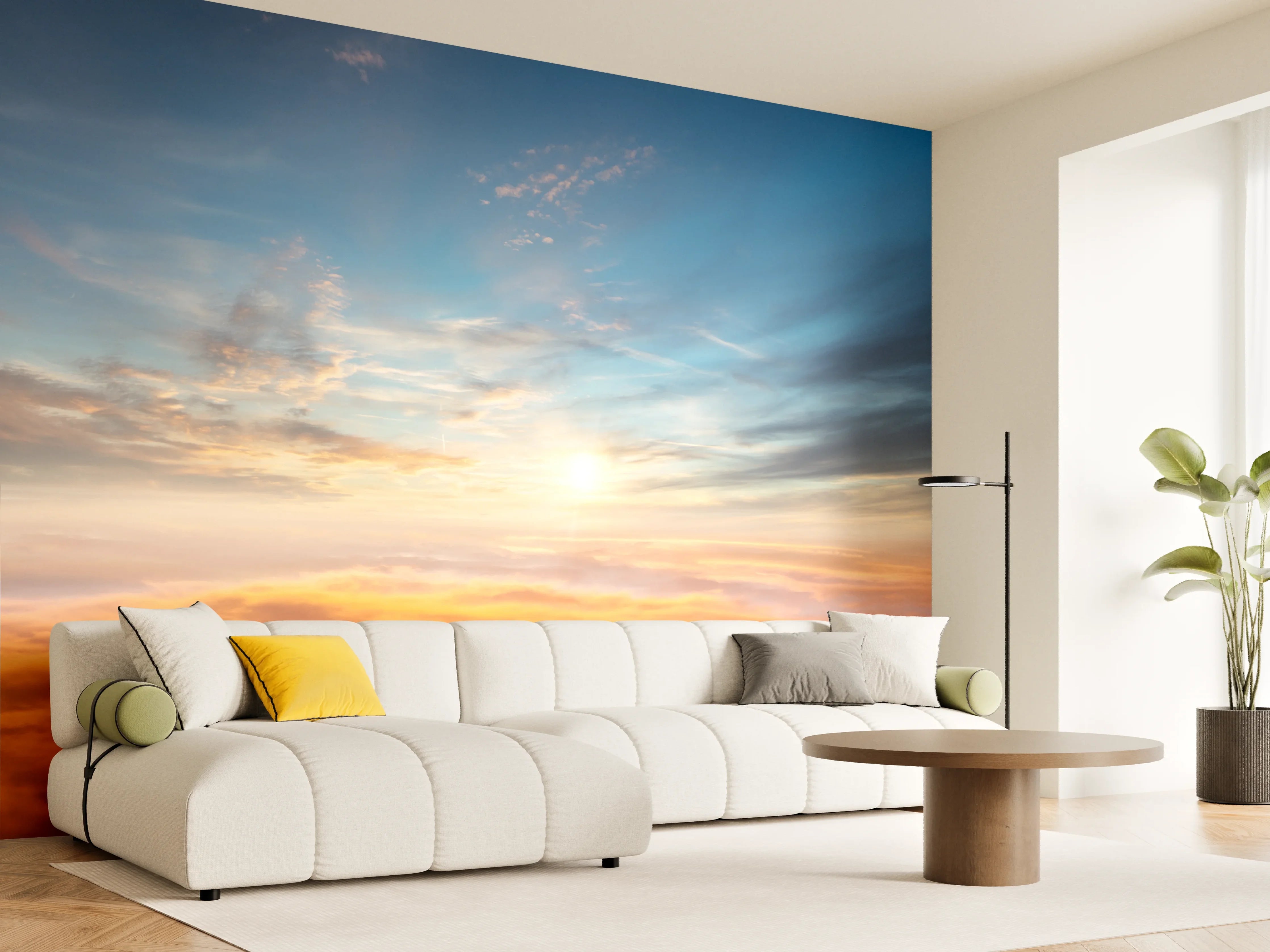 Wandverkleidung Wohnzimmer - Stunning Sunset Sky