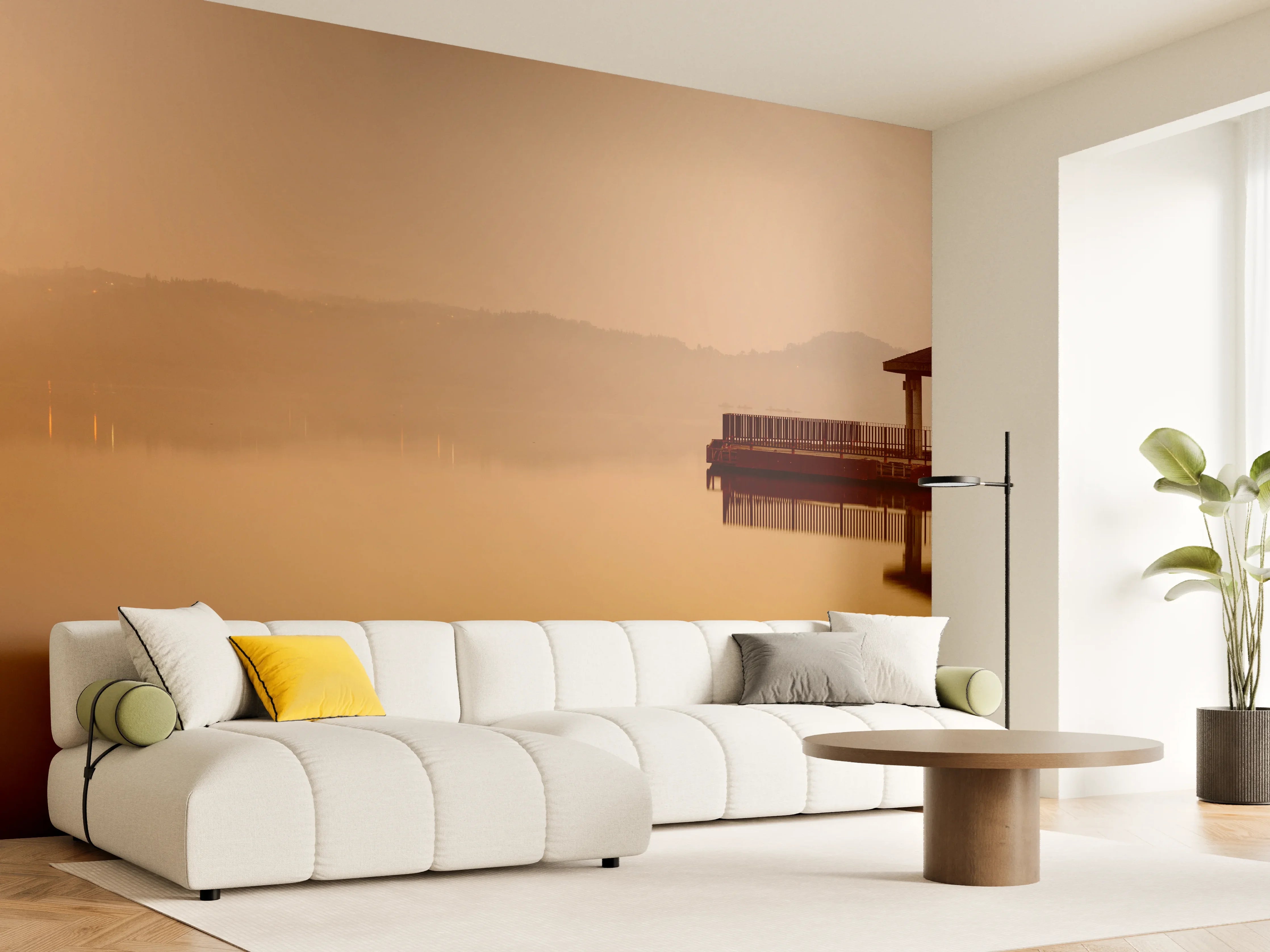 Wandverkleidung Wohnzimmer - Sun Moon Lake
