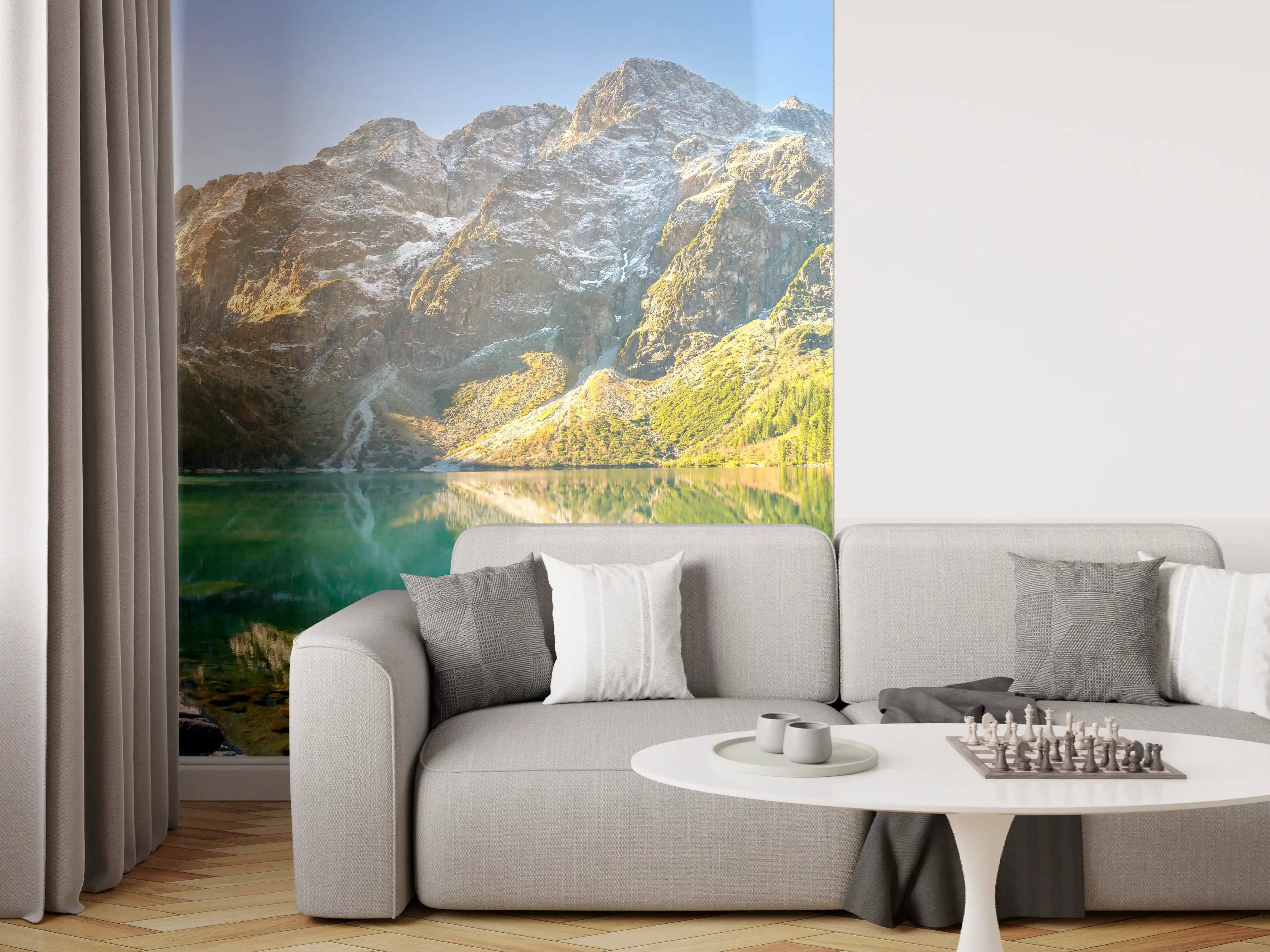 Wandverkleidung Wohnzimmer - Tatra-Nationalpark