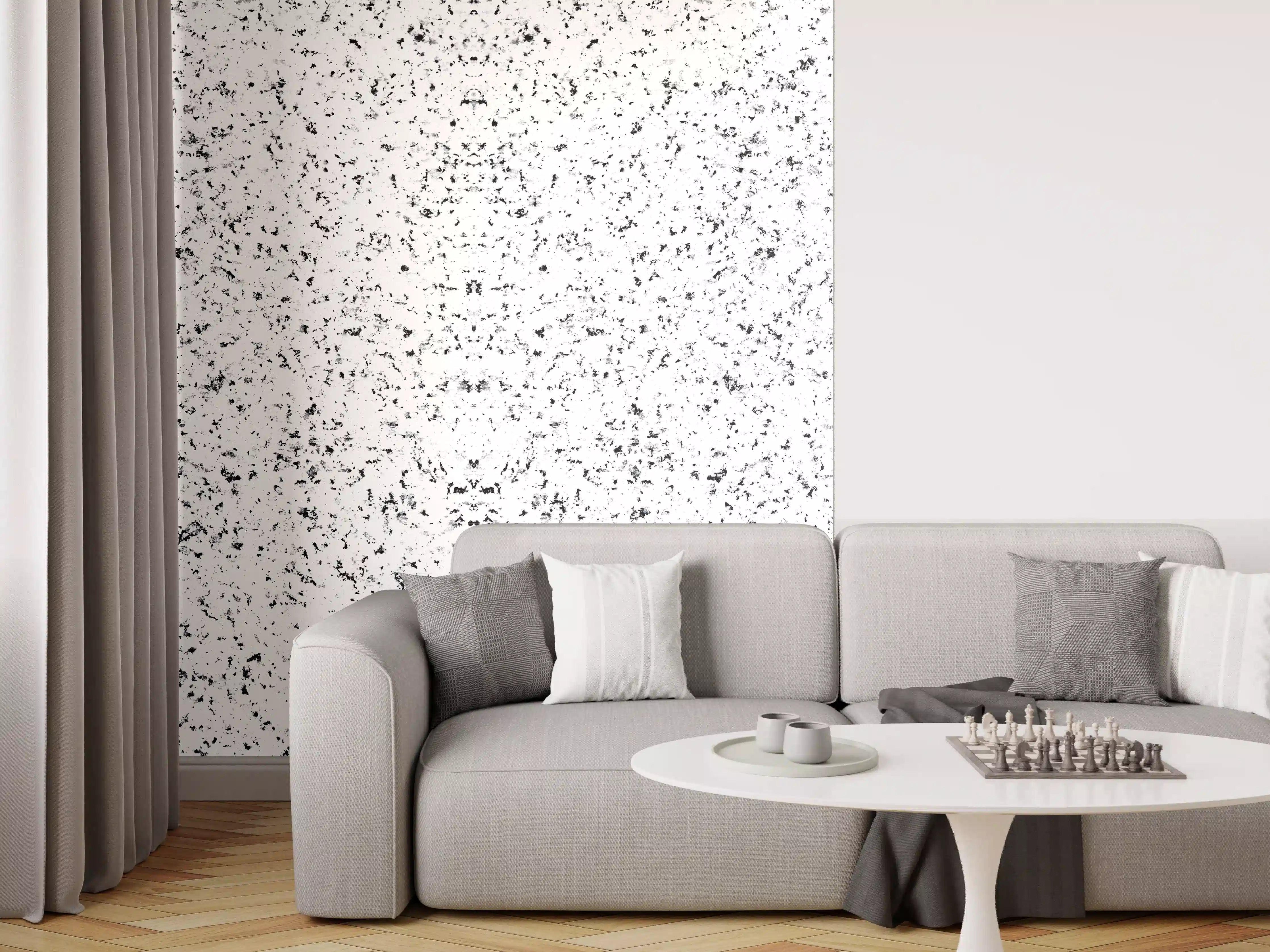 Wandverkleidung Wohnzimmer - Terrazzo Granit Textur