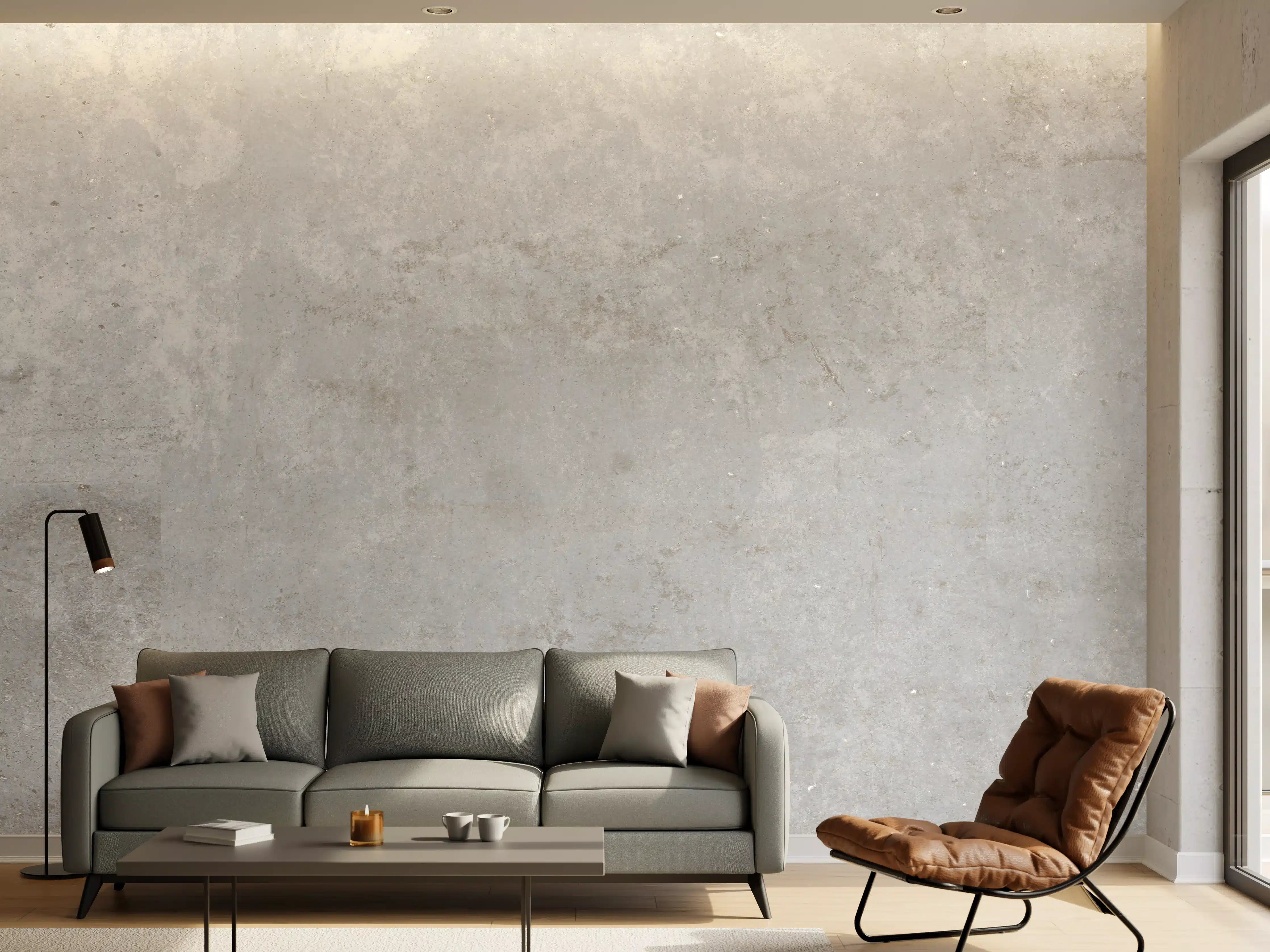 Wandverkleidung Wohnzimmer - Textur Grau-Weißer Marmor