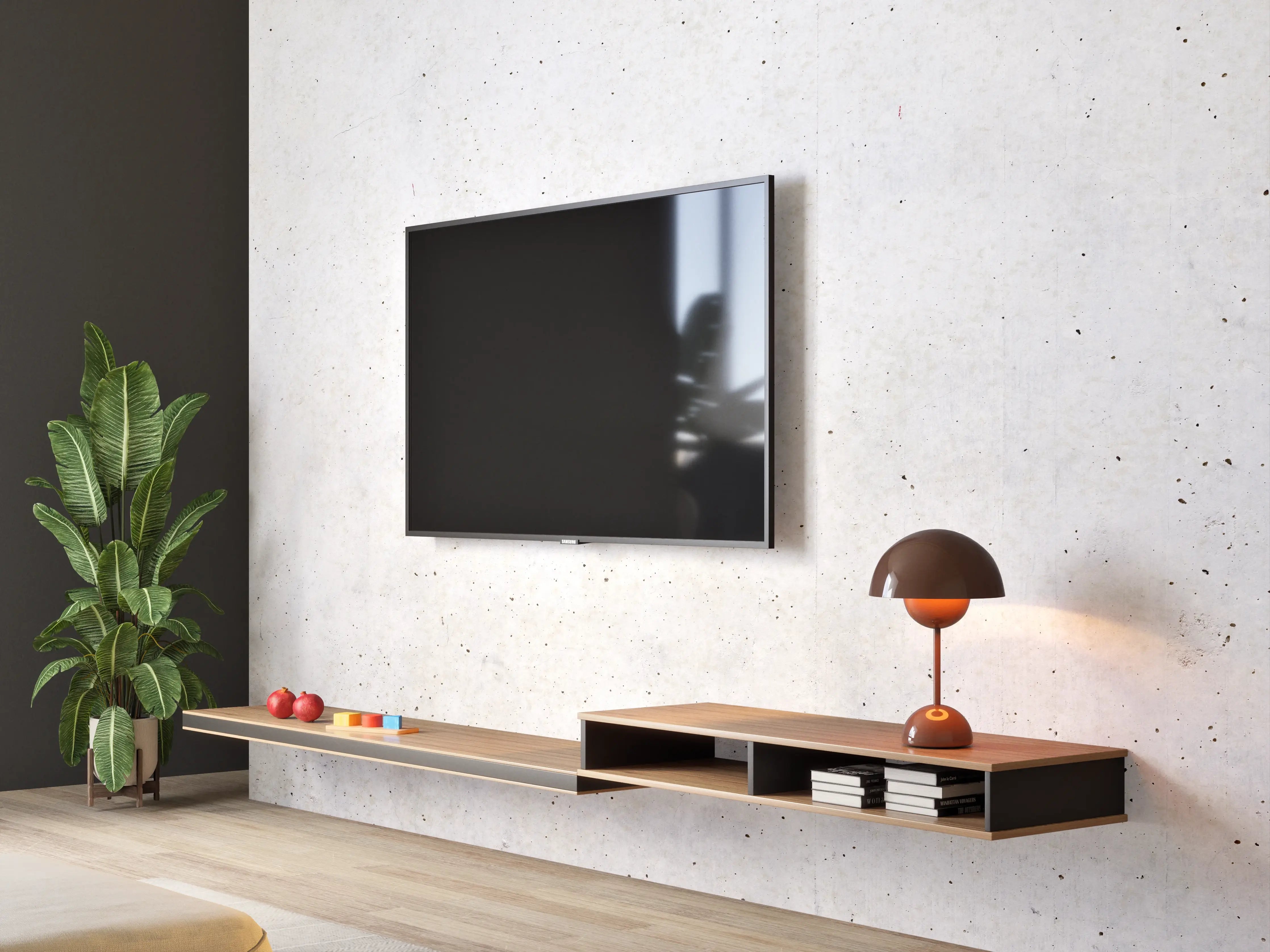 Wandverkleidung Wohnzimmer - Textur einer weißen Betonwand