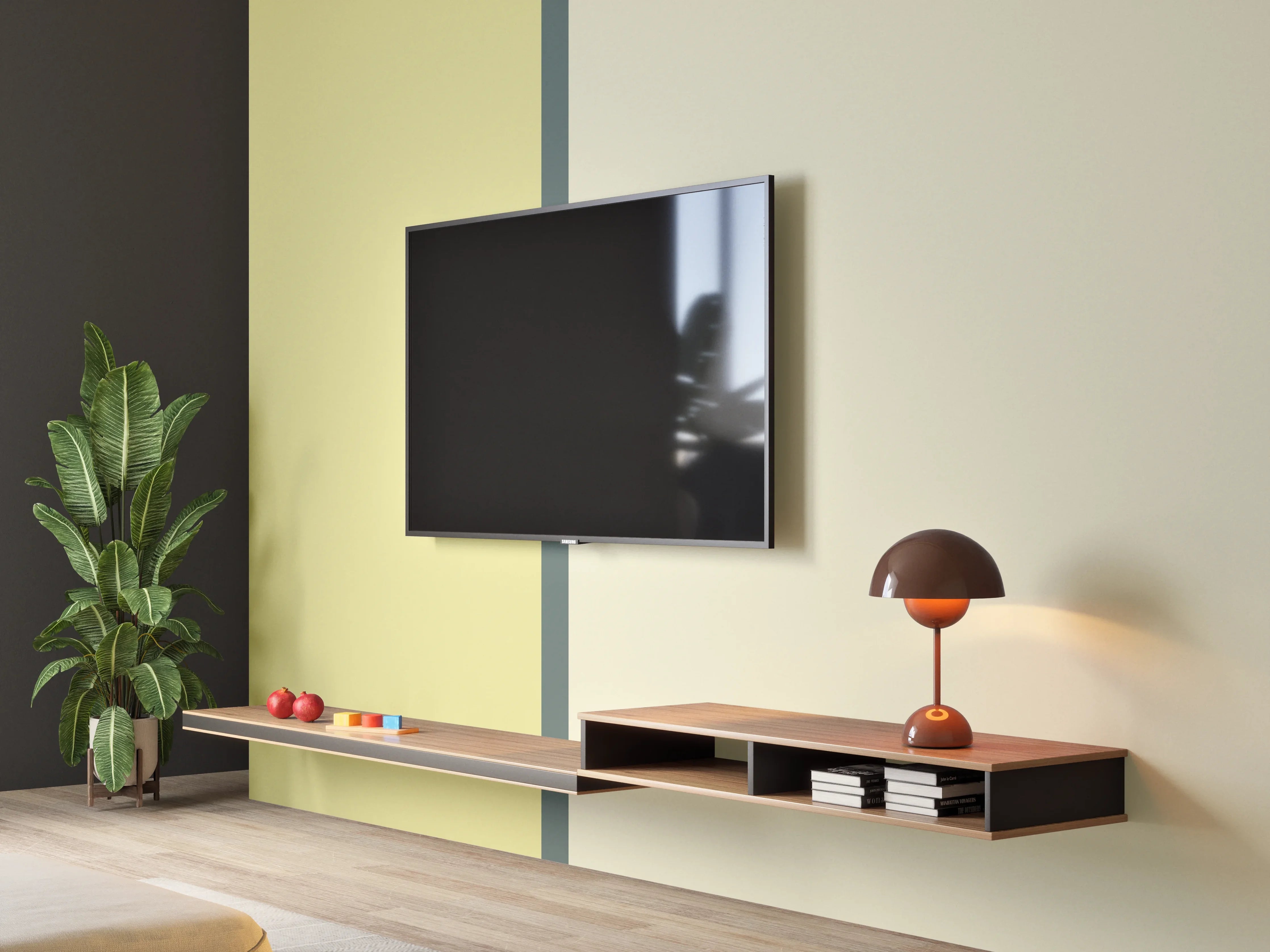 Wandverkleidung Wohnzimmer - The Greens - Easy Vertical - Pistachio
