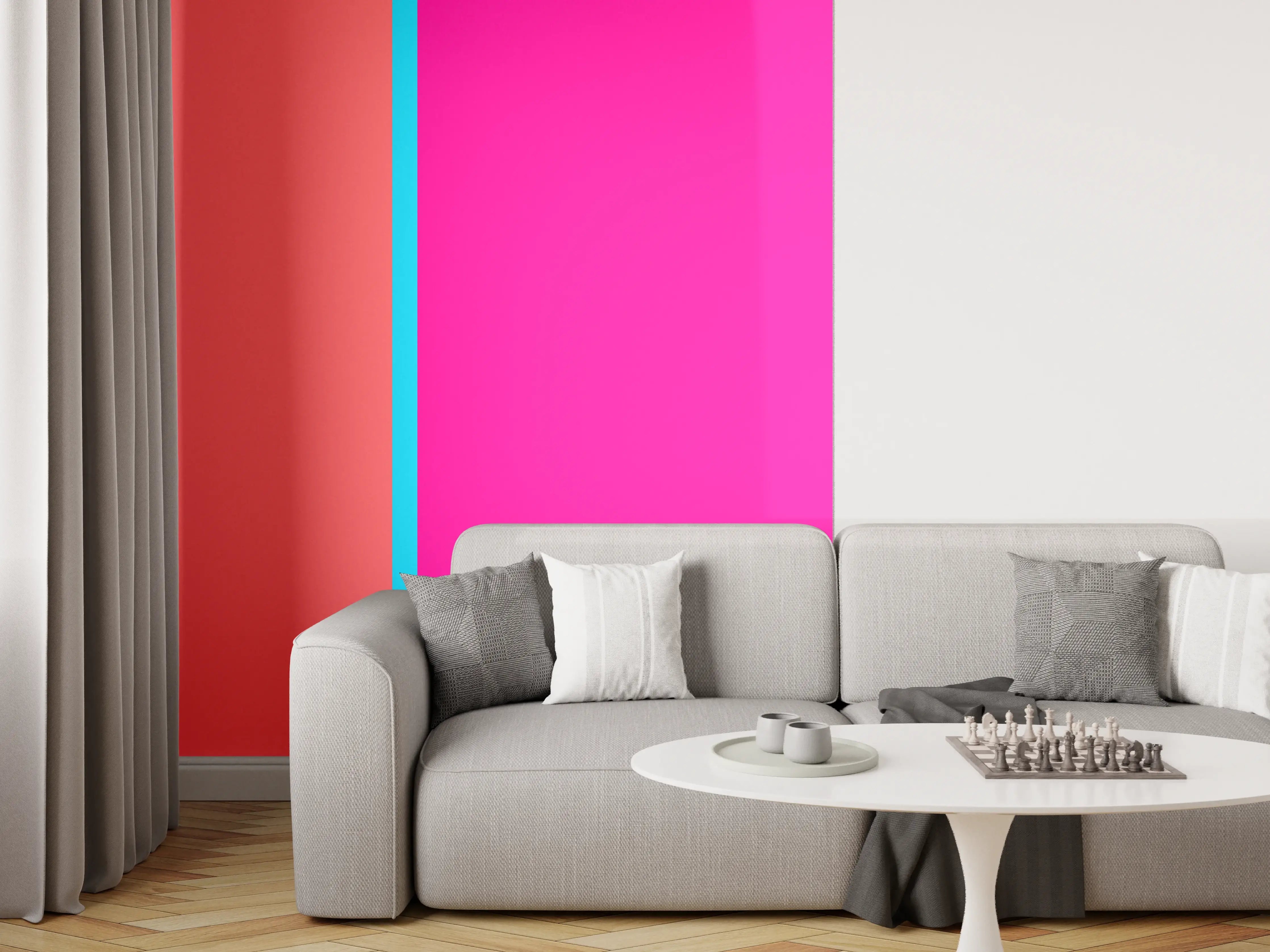 Wandverkleidung Wohnzimmer - The Neons - Easy Vertikal - Nova
