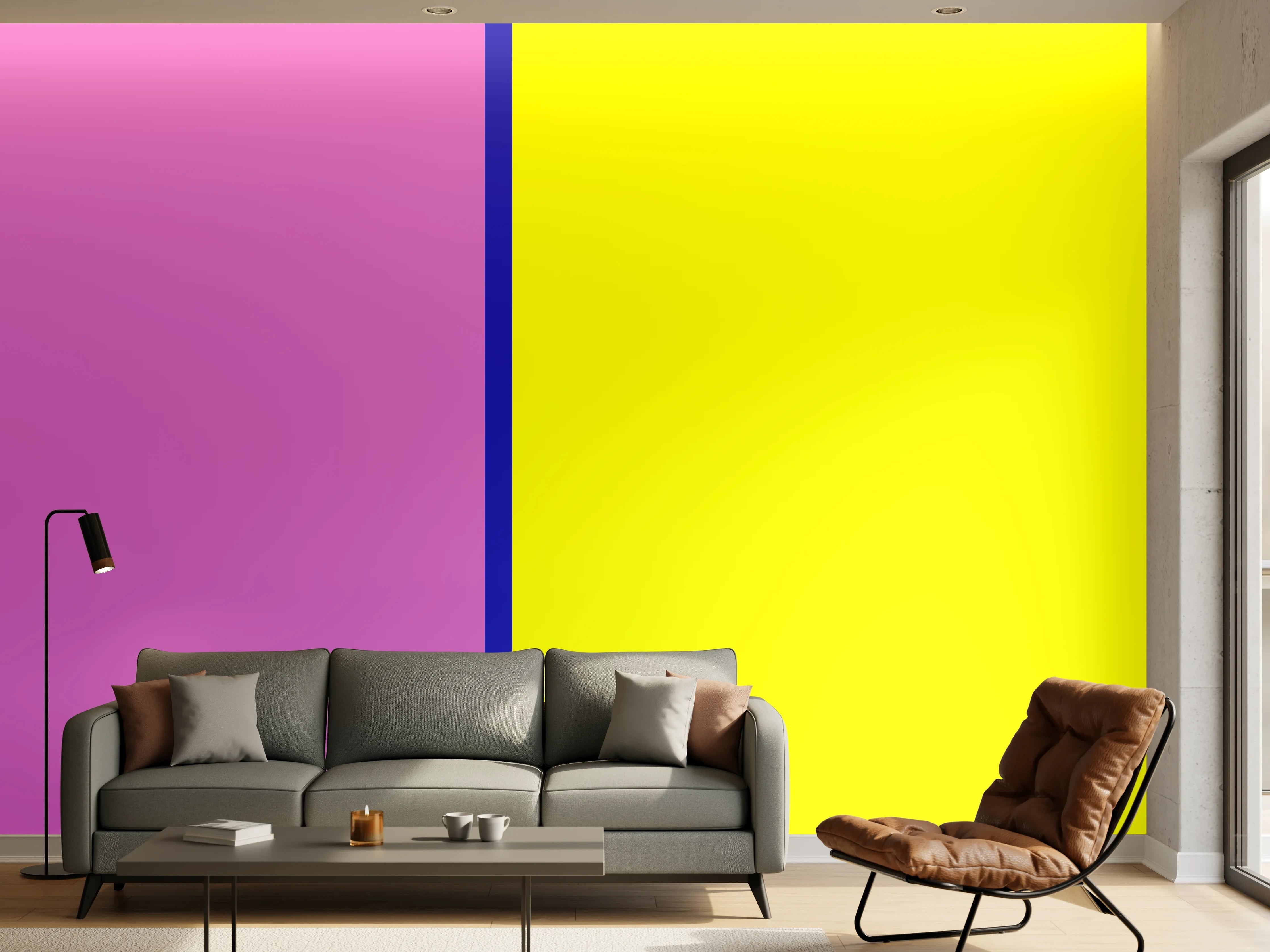 Wandverkleidung Wohnzimmer - The Neons - Easy Vertikal - Stellar