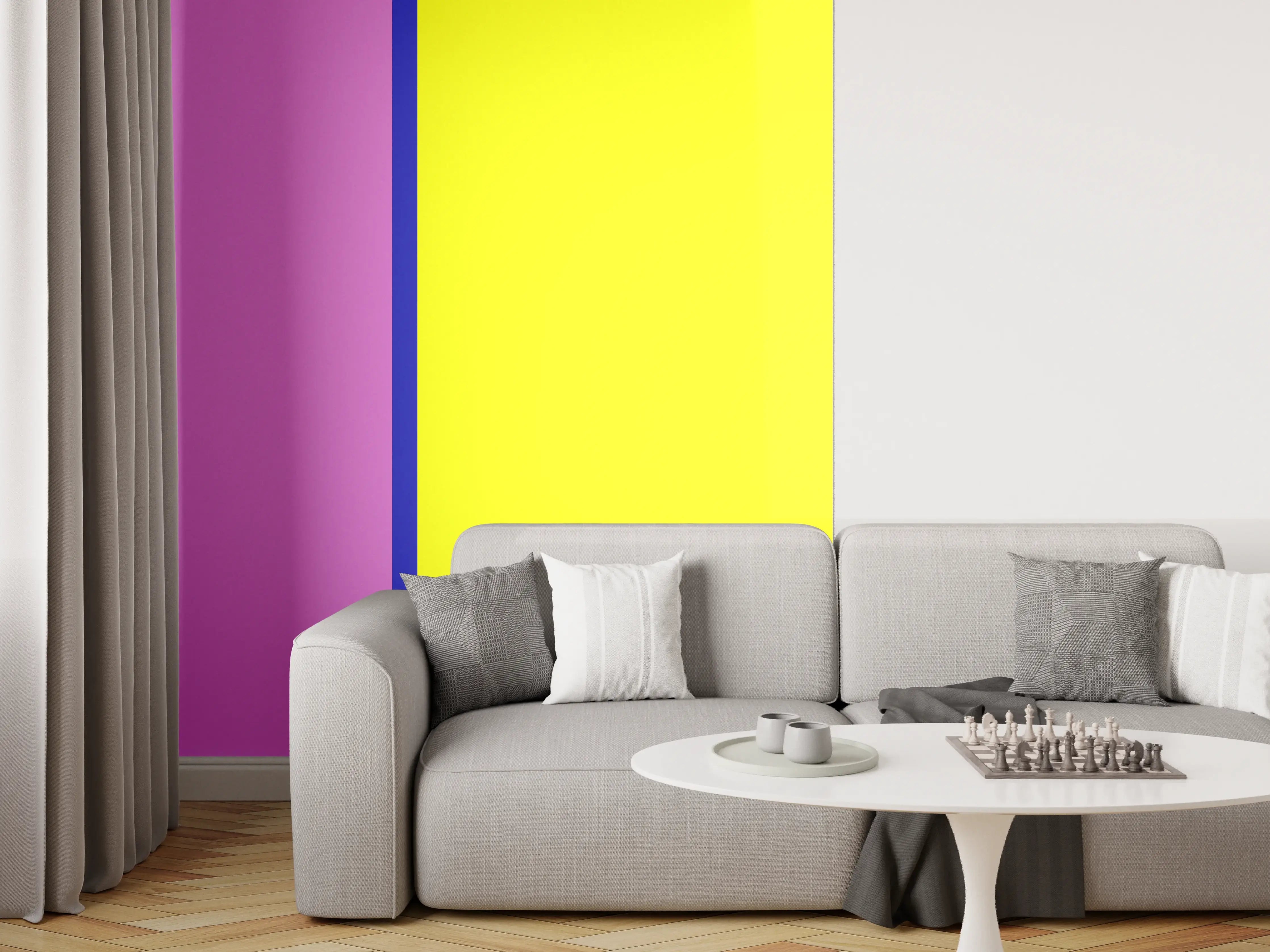 Wandverkleidung Wohnzimmer - The Neons - Easy Vertikal - Stellar
