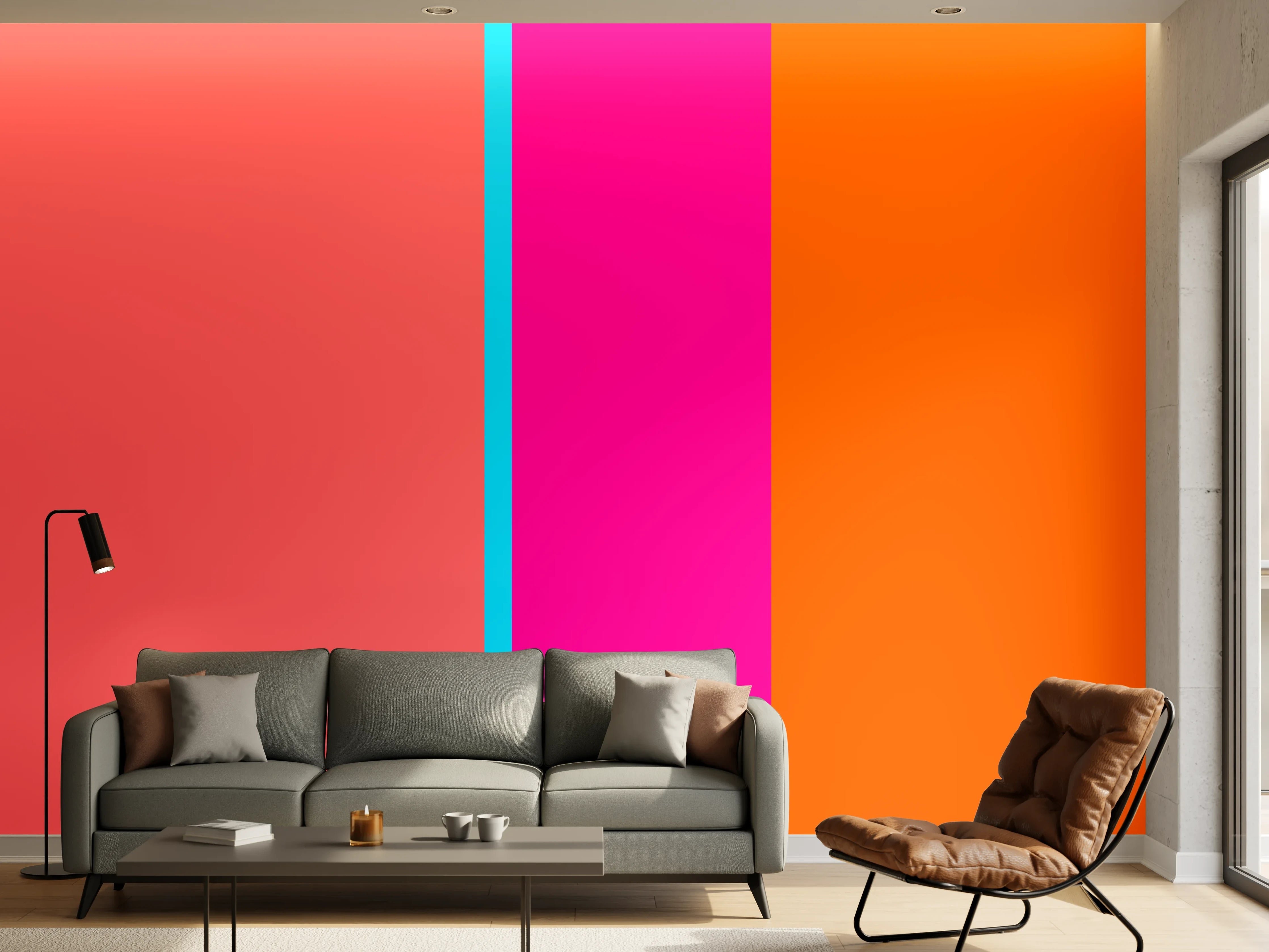 Wandverkleidung Wohnzimmer - The Neons - Vertikal - Nova