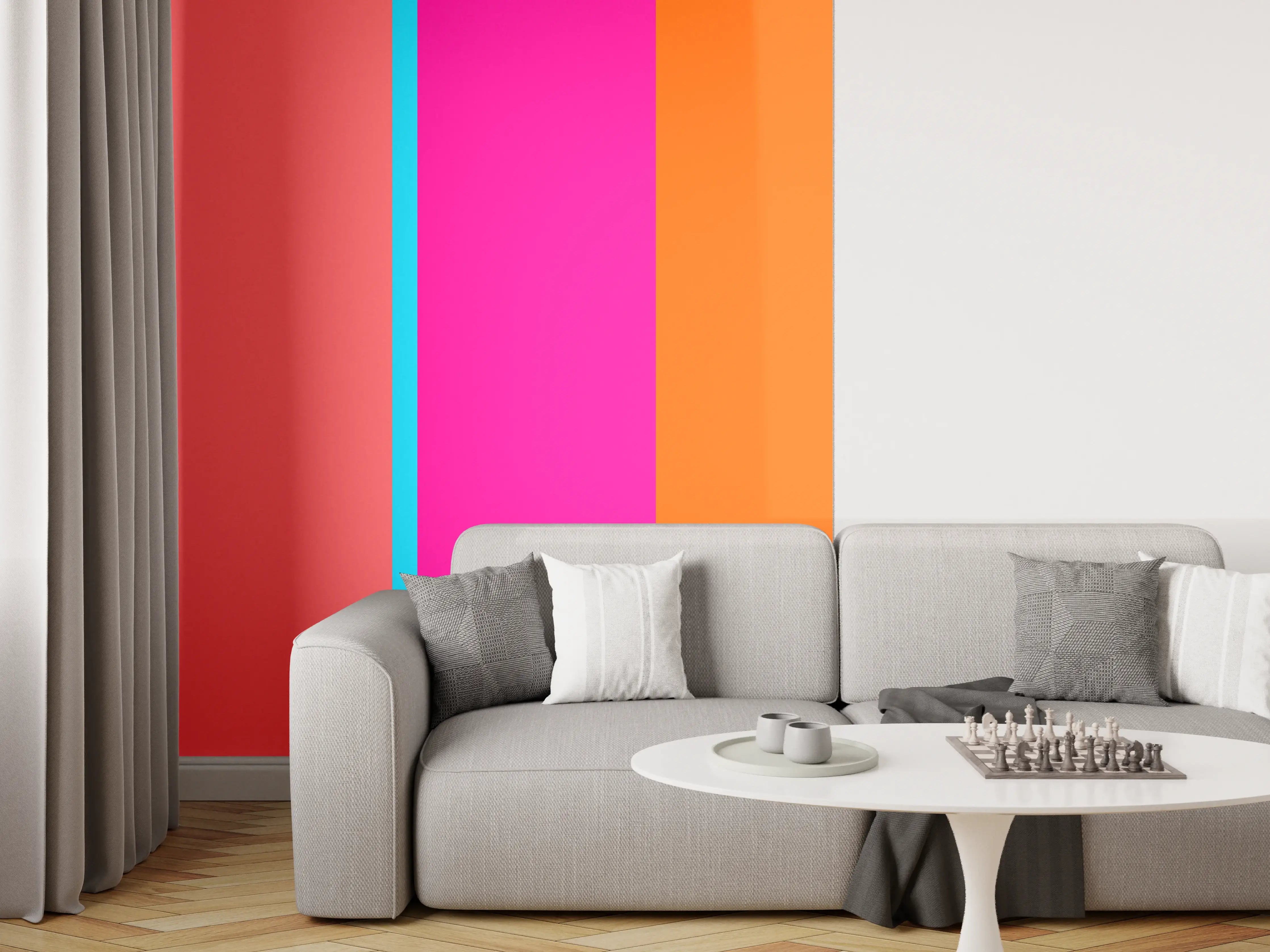 Wandverkleidung Wohnzimmer - The Neons - Vertikal - Nova