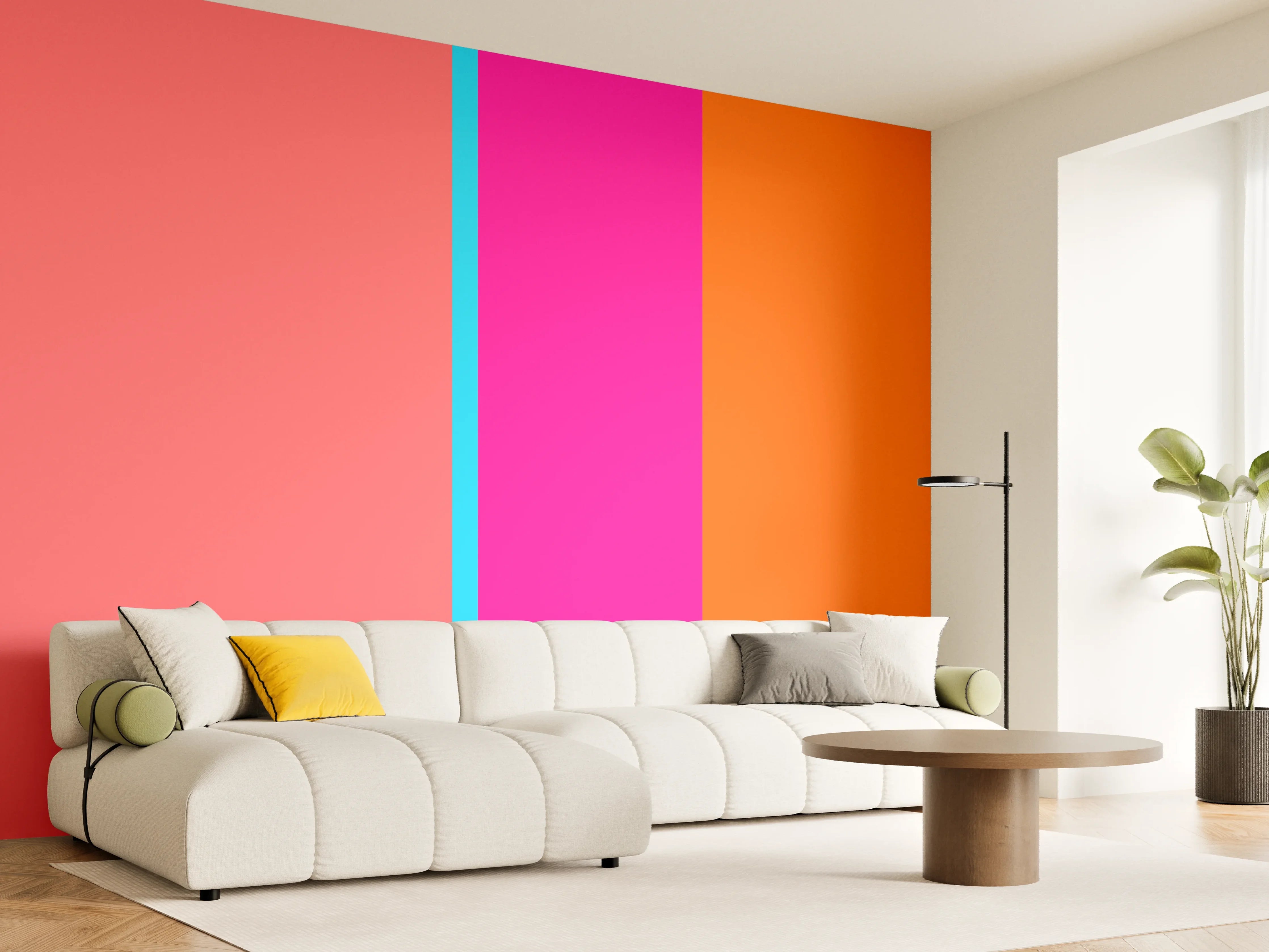 Wandverkleidung Wohnzimmer - The Neons - Vertikal - Nova