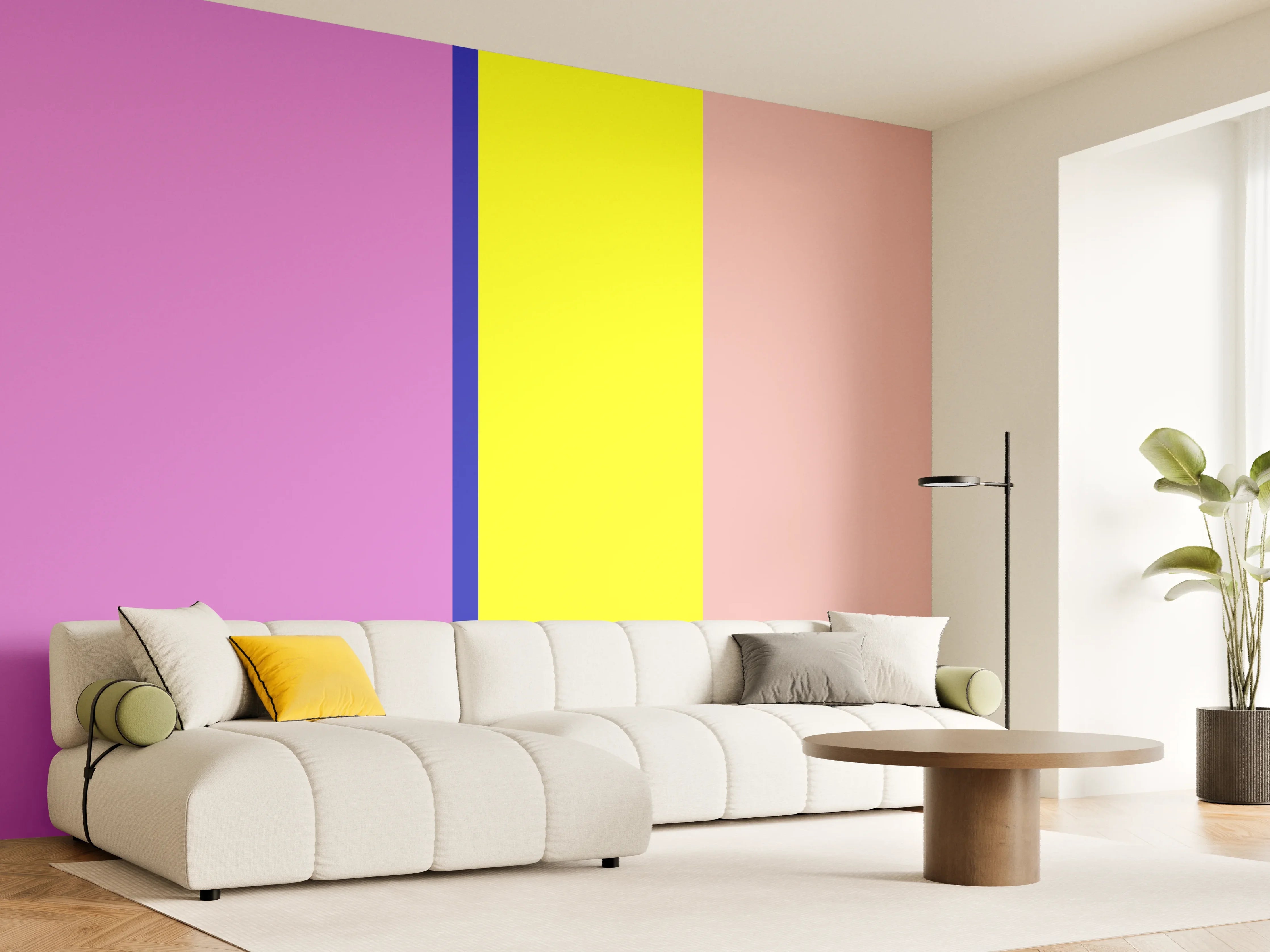 Wandverkleidung Wohnzimmer - The Neons - Vertikal - Stellar