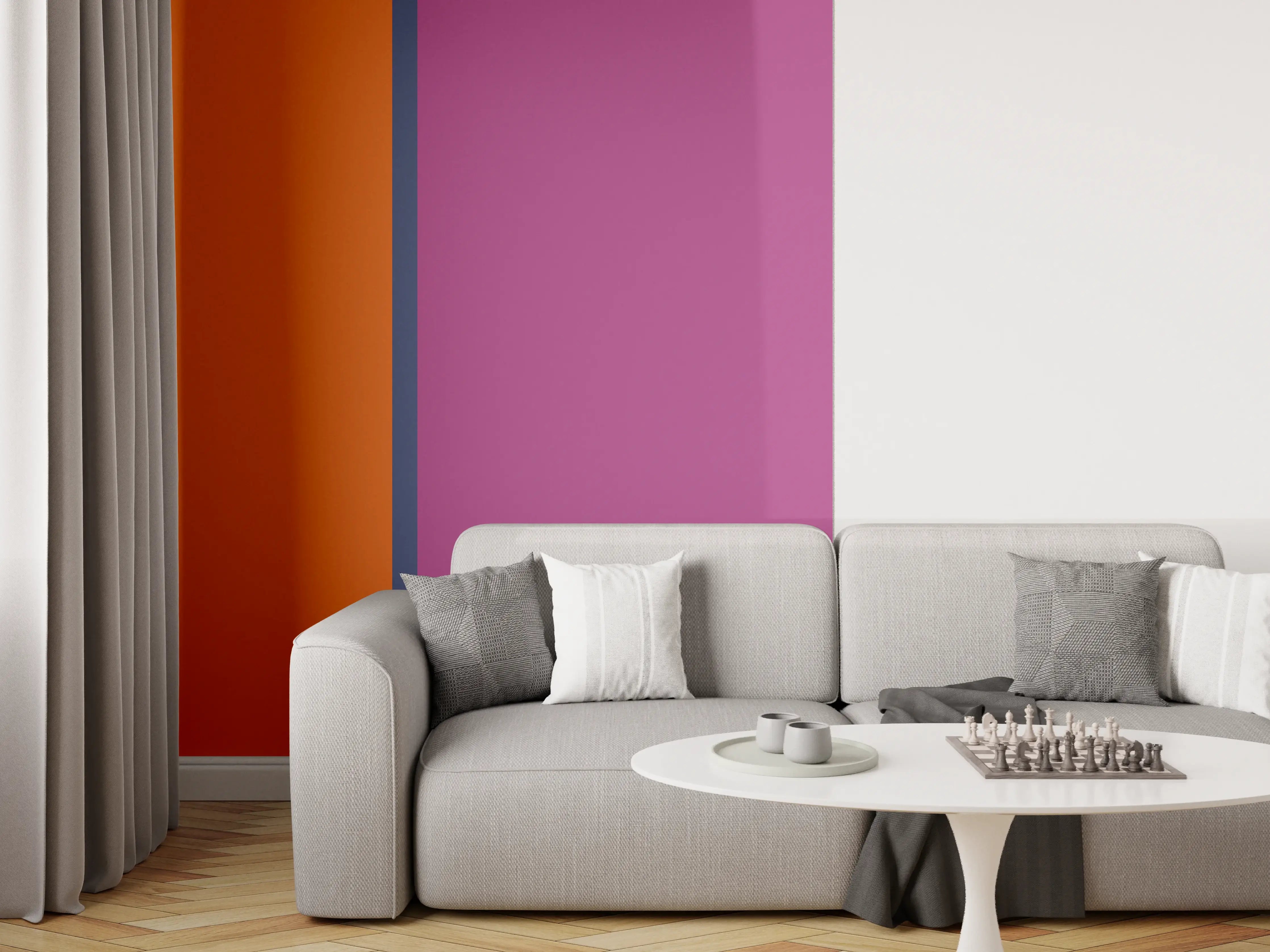 Wandverkleidung Wohnzimmer - The Retros - Easy Vertikal - Sansa