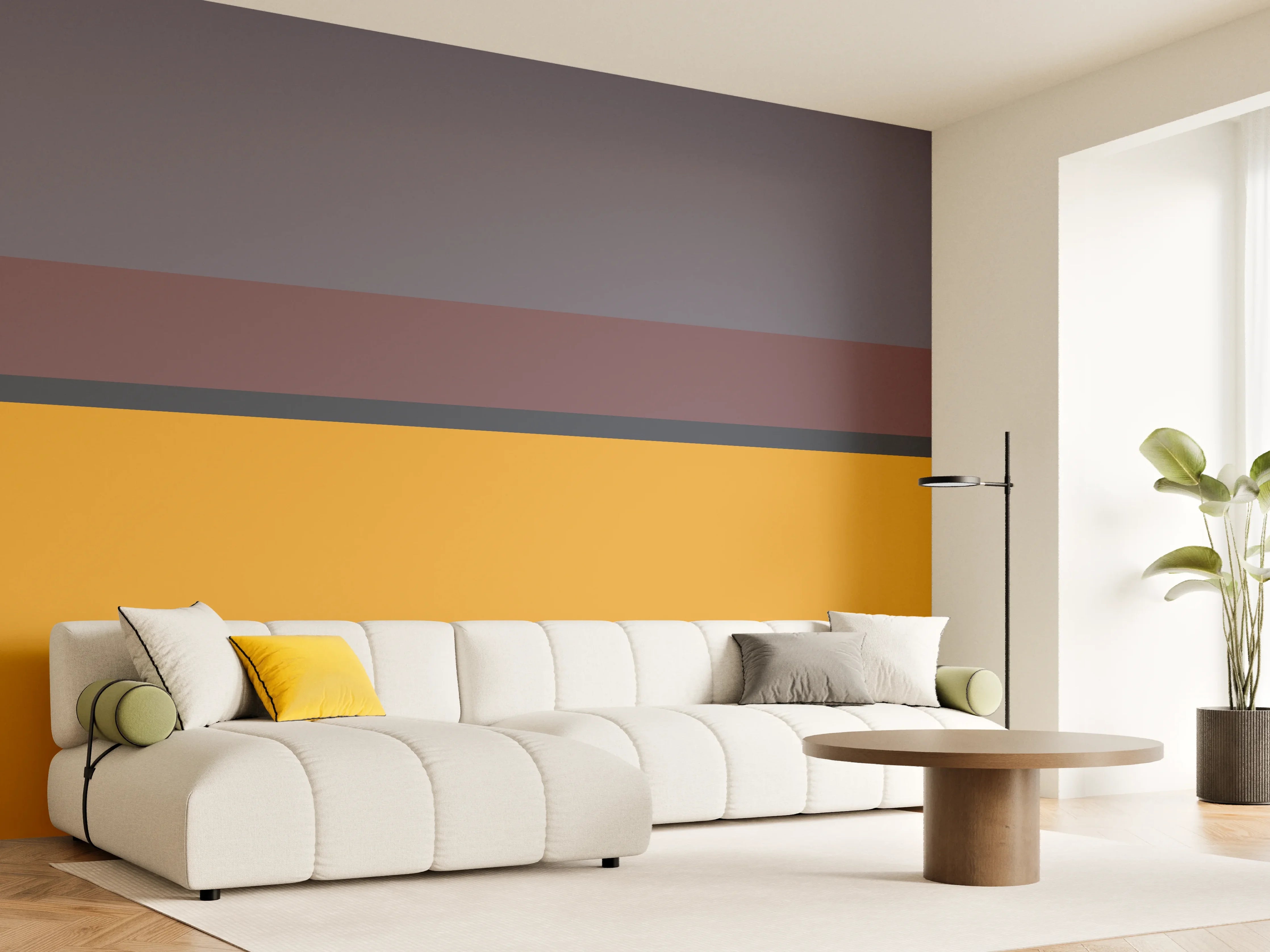 Wandverkleidung Wohnzimmer - The Retros - Horizontal - Cersai