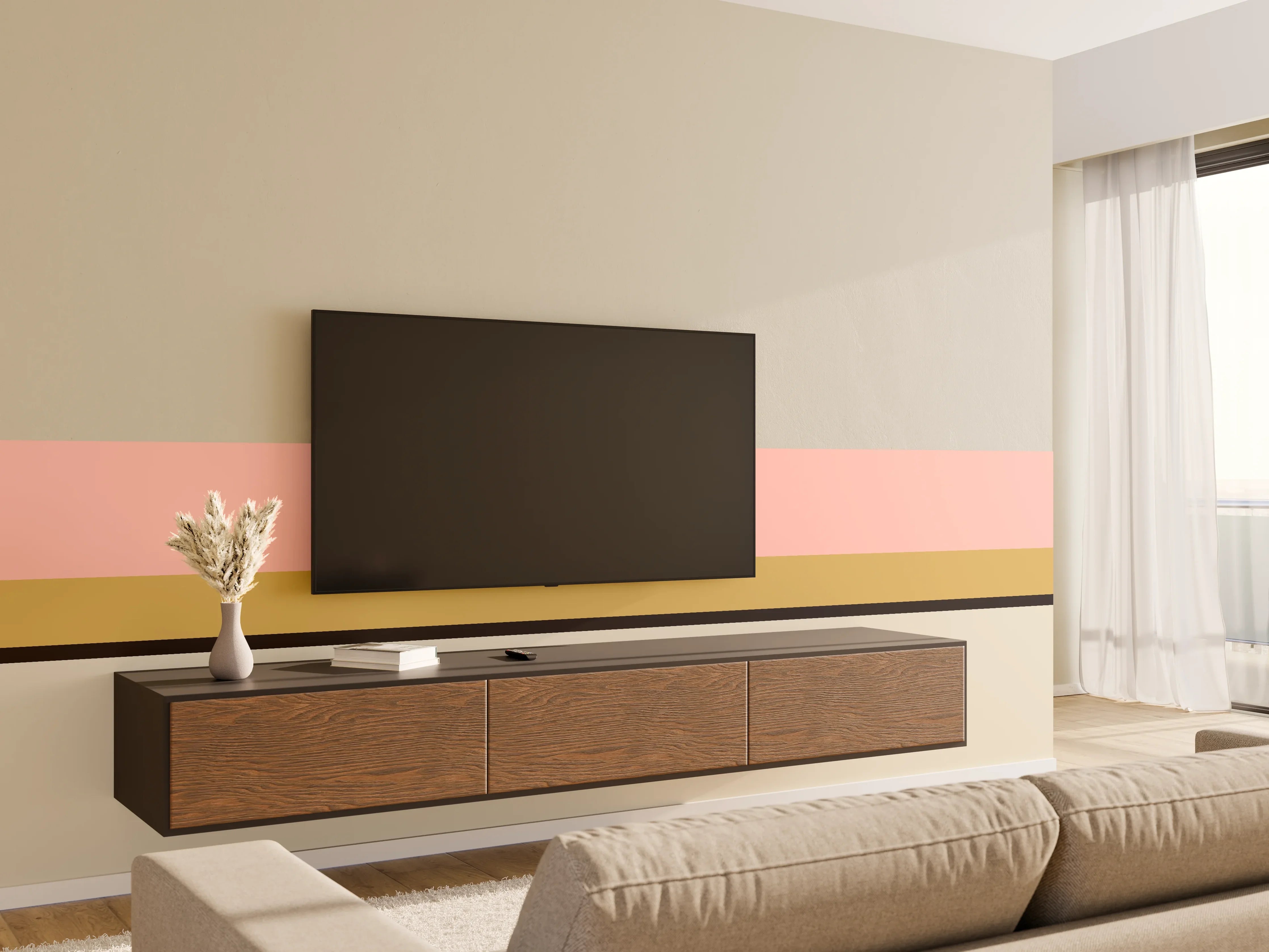 Wandverkleidung Wohnzimmer - The Retros - Horizontal - Daenerys