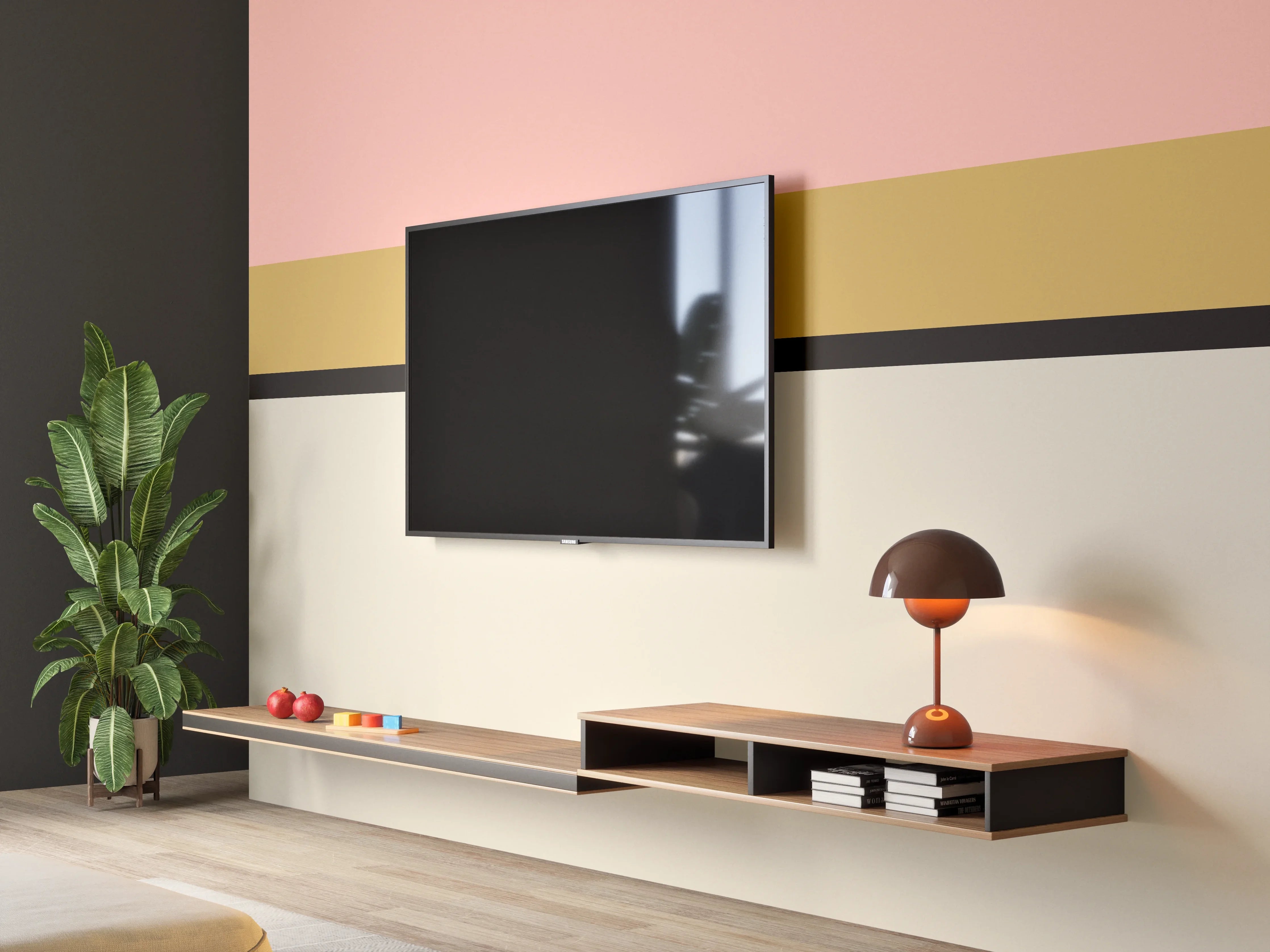 Wandverkleidung Wohnzimmer - The Retros - Horizontal - Daenerys