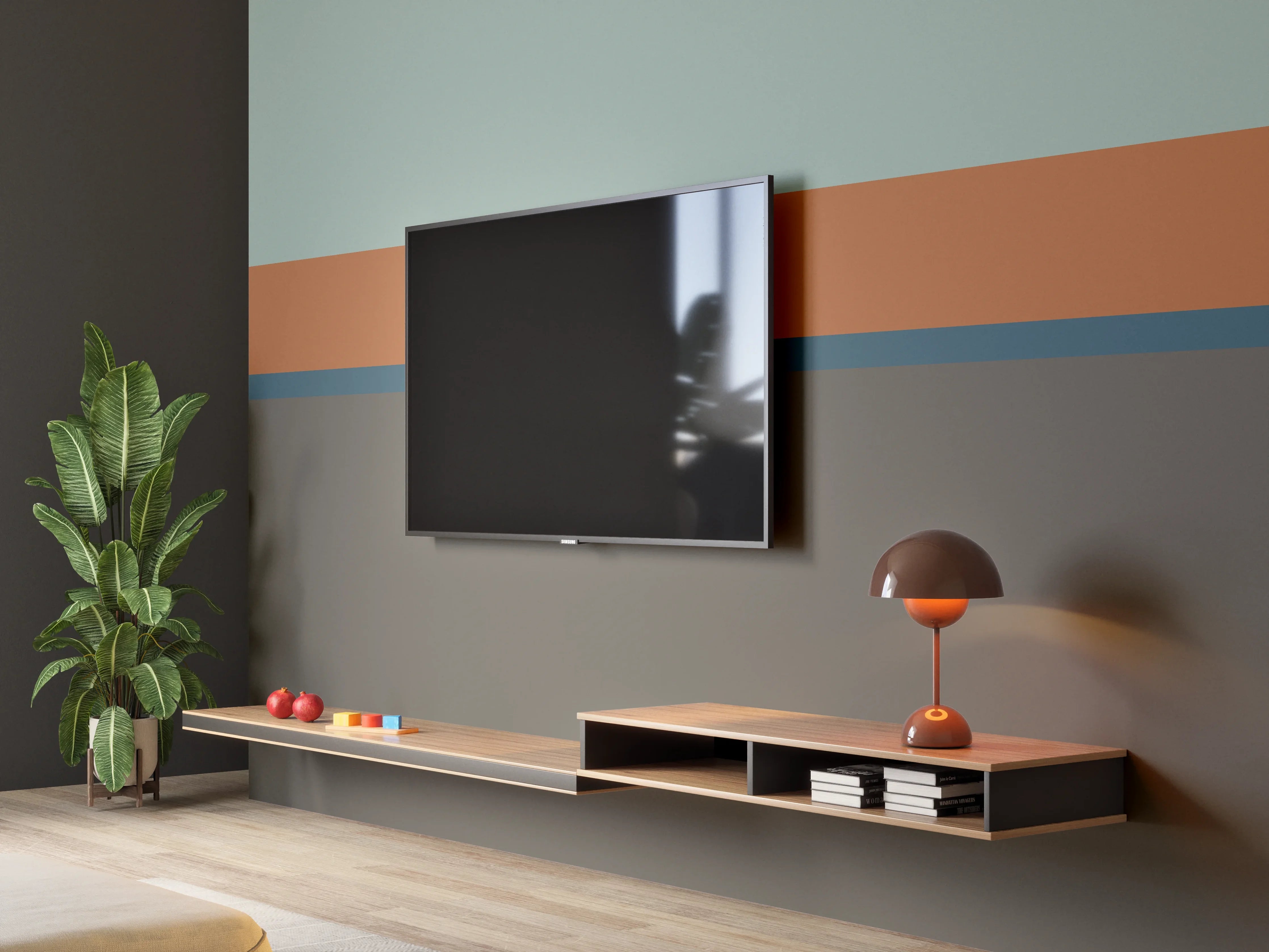Wandverkleidung Wohnzimmer - The Retros - Horizontal - Jon